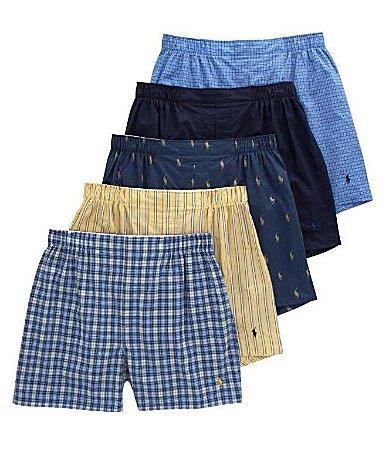 Polo Ralph Lauren Classic Cotton Woven Assorted Boxers 5 Product Image
