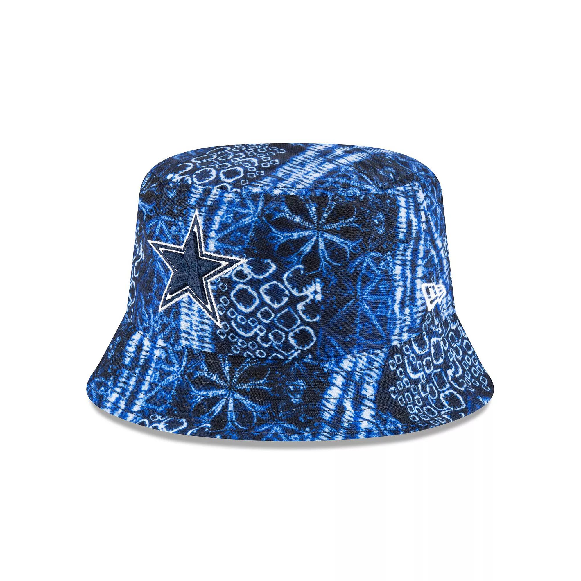 Men's New Era Navy Dallas Cowboys Shibori Bucket Hat,  Product Image