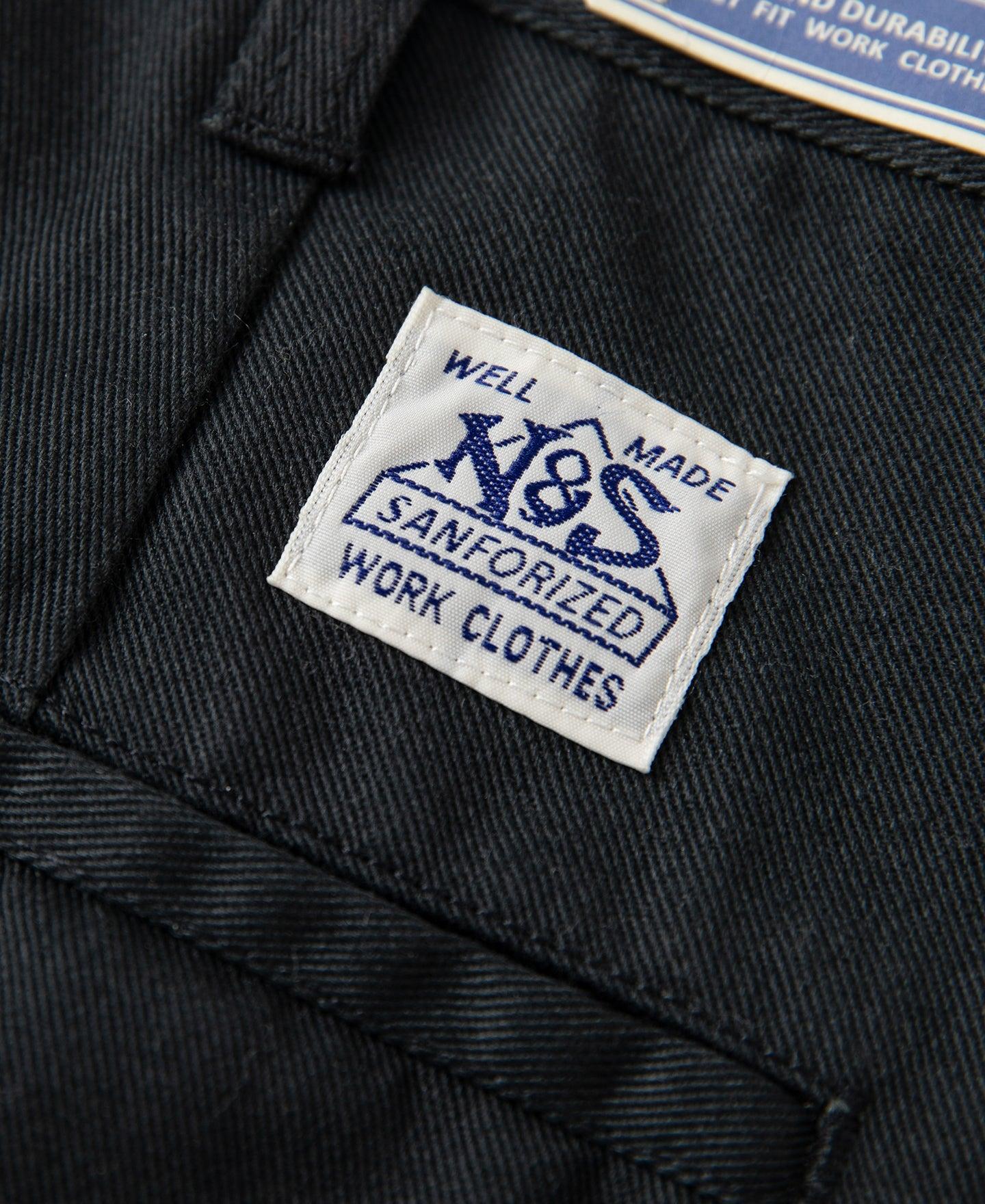 1970s Straight-Leg Work Pants - Black Product Image