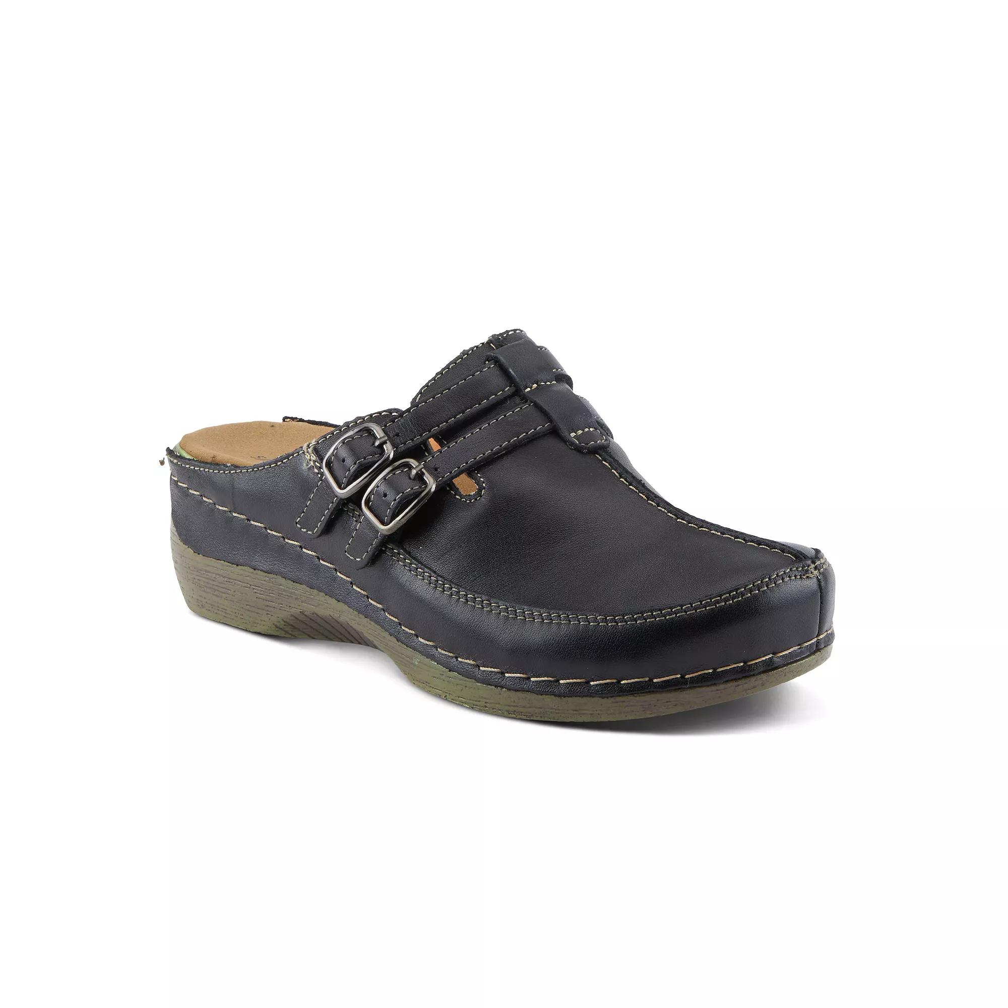 Spring Step Happy Women's Leather Clogs,  Product Image