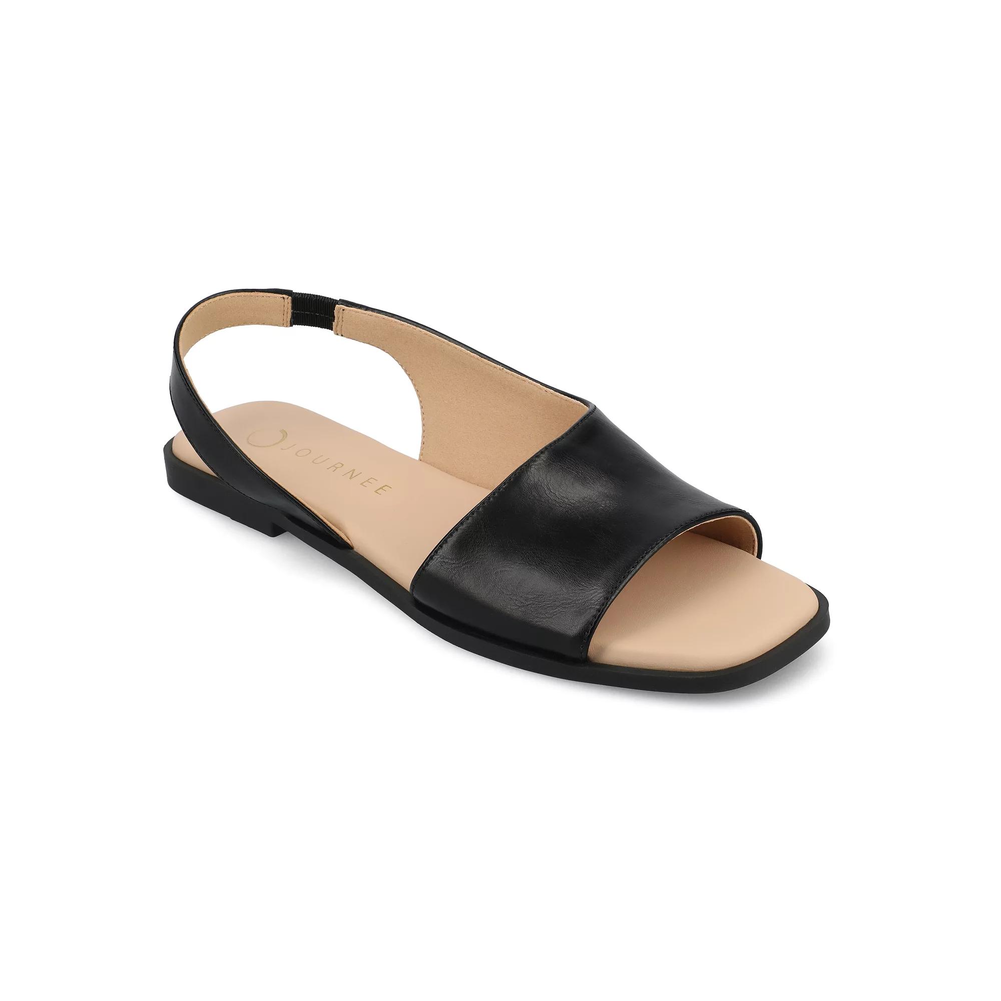 Journee Brinsley Women's Sling Back Sandals,  Product Image