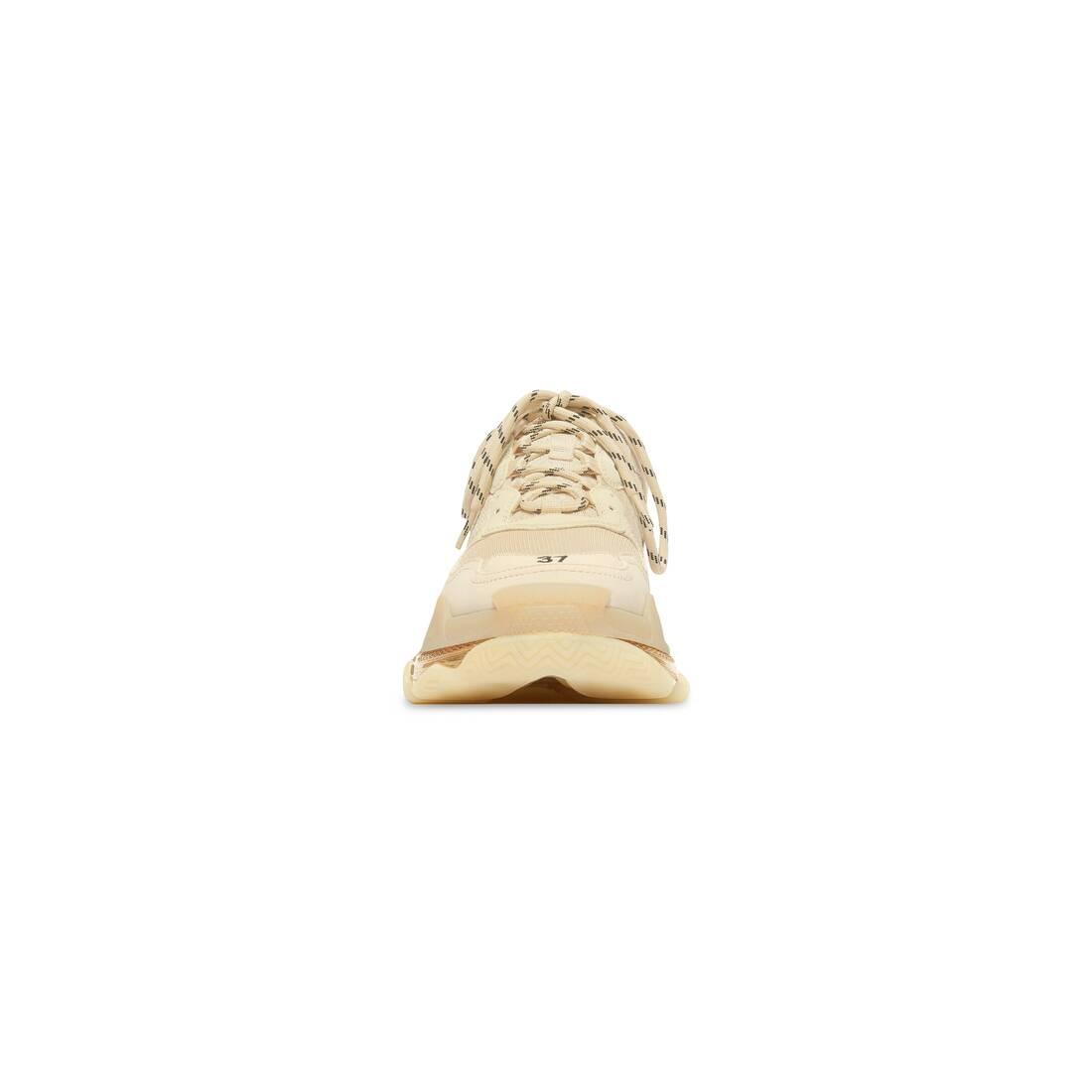 Women's Triple S Clear Sole Sneaker in Beige Product Image
