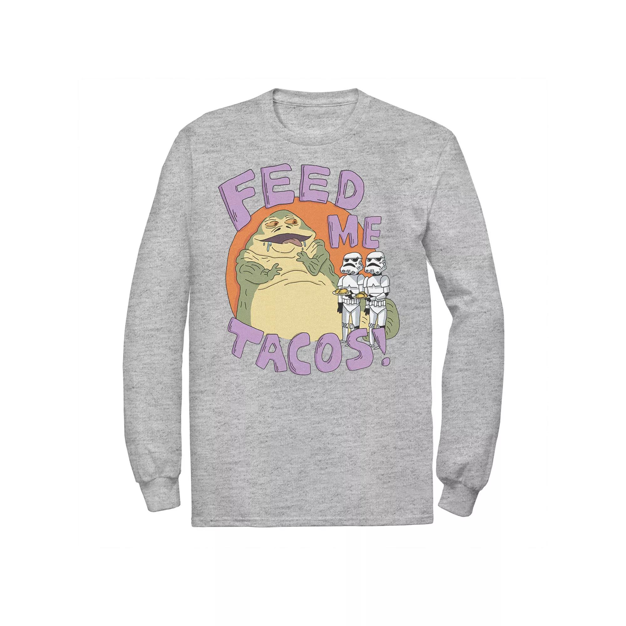Men's Star Wars Jabba The Hutt Feed Me Tacos Doodle Tee,  Product Image