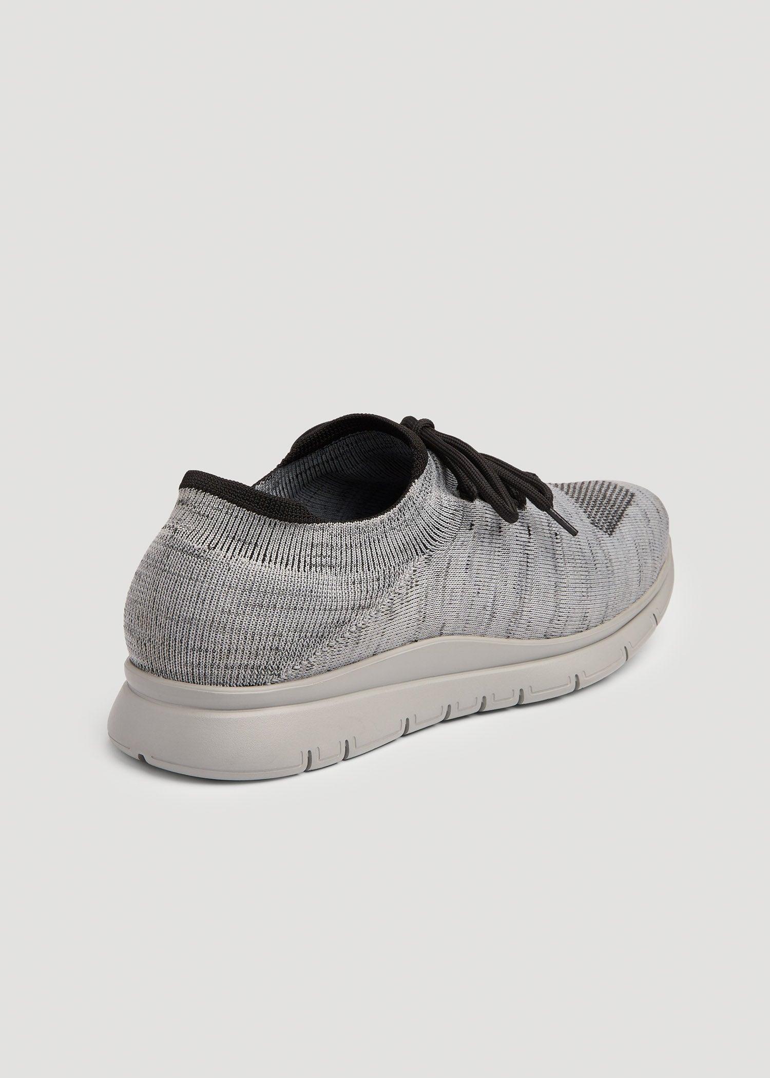 Knit Running Shoes for Tall Men in Grey Mix Male Product Image