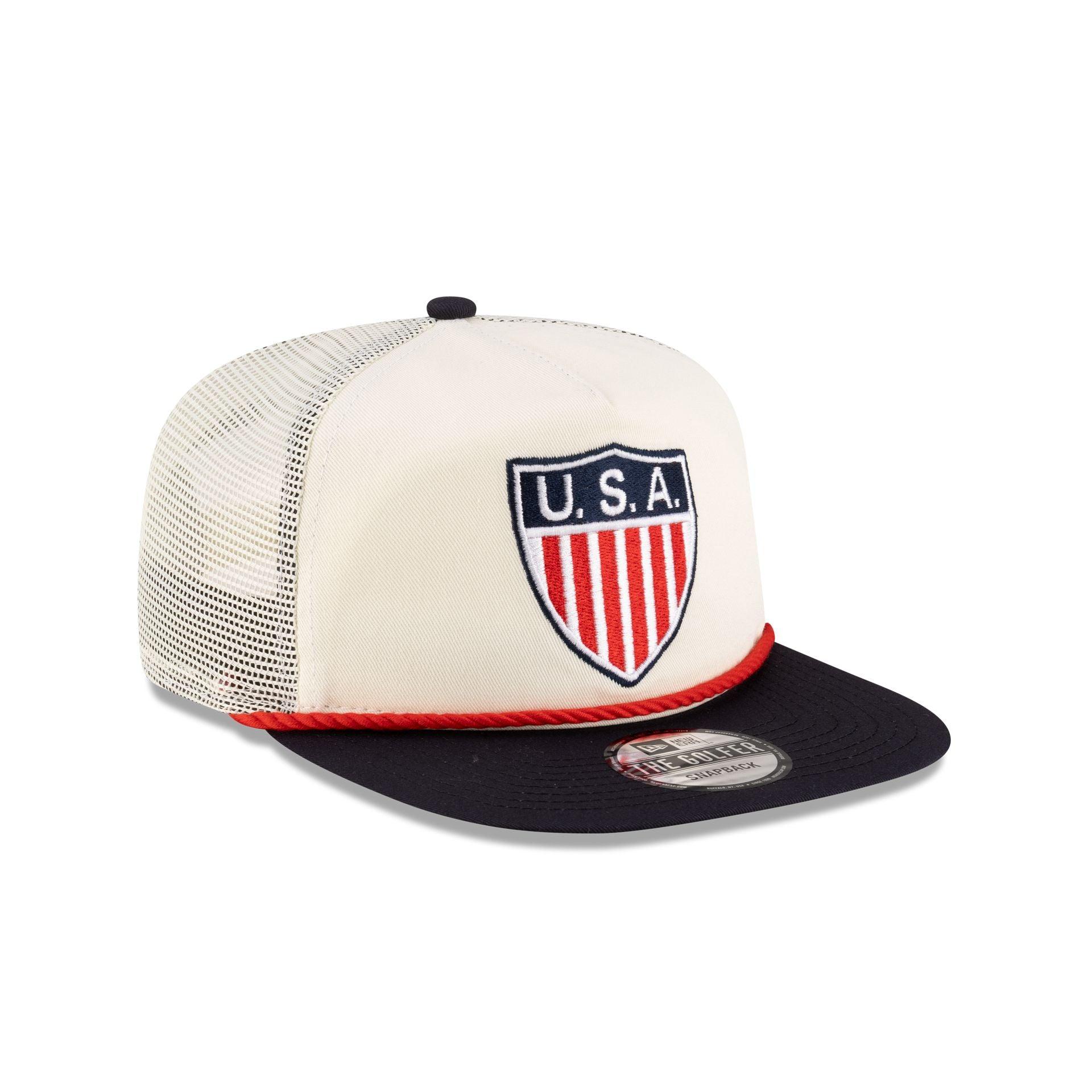 U.S. Soccer Retro 1950 Golfer Trucker Hat Male Product Image