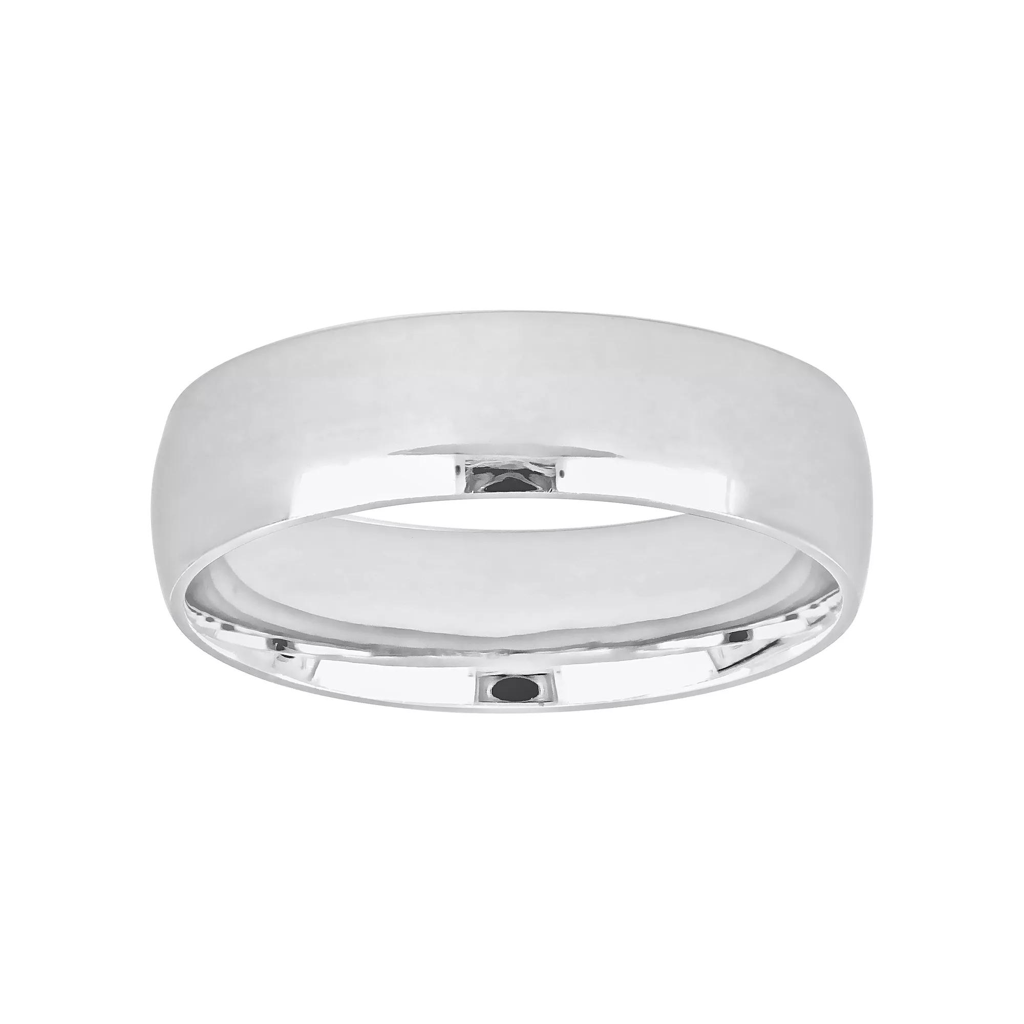 Stella Grace 14k White Gold 6 mm Polished Wedding Band, Women's,  Product Image