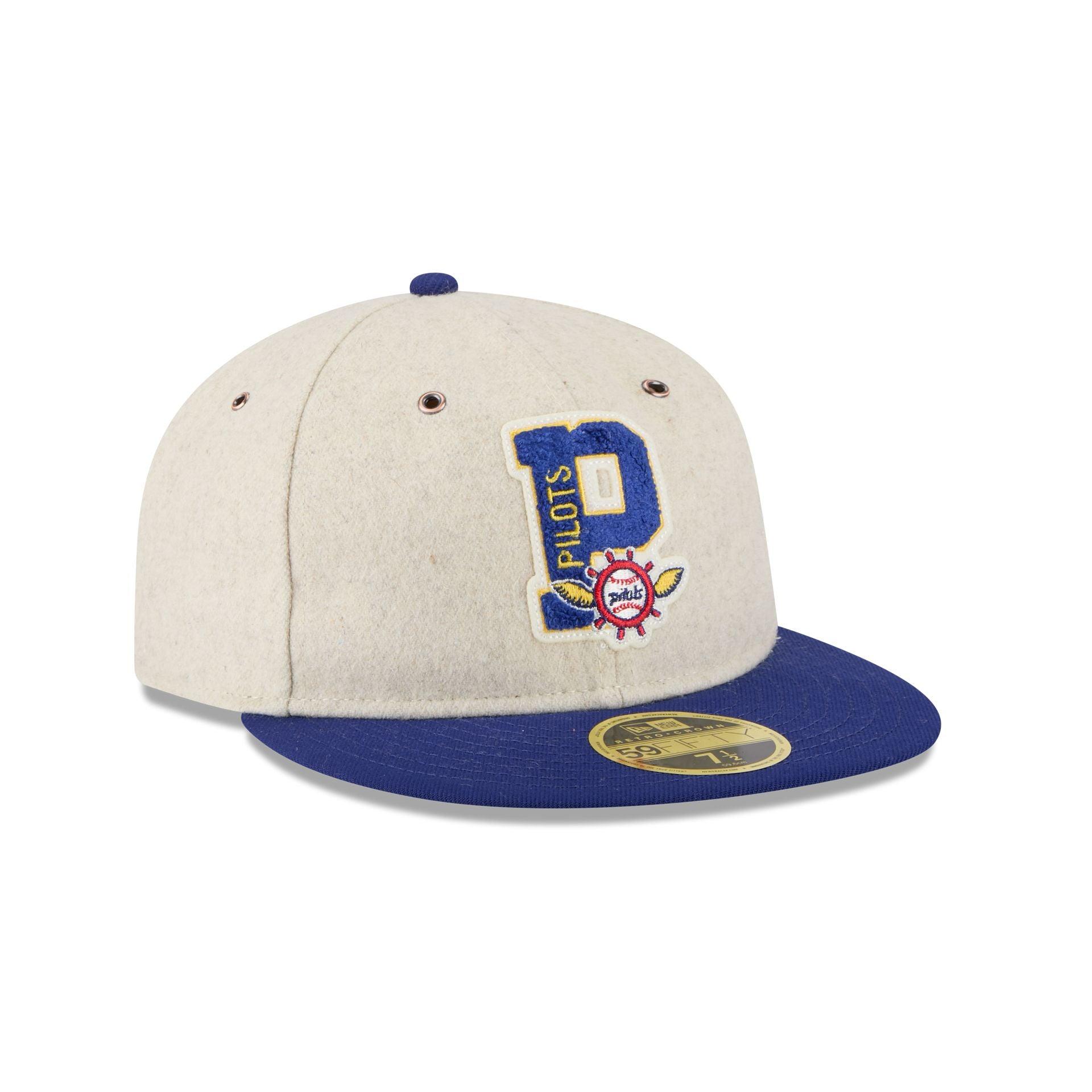 Seattle Pilots Wool Letterman Retro Crown 59FIFTY Fitted Hat Male Product Image