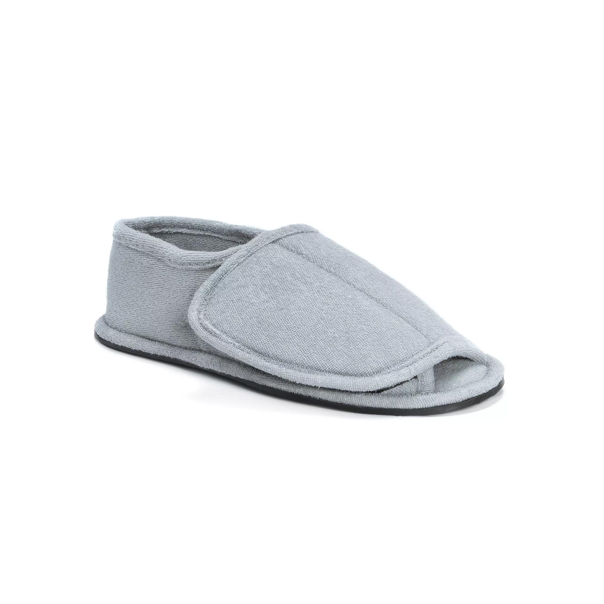 MUK LUKS Adjustable Open-Toe Men's Slippers,  Product Image