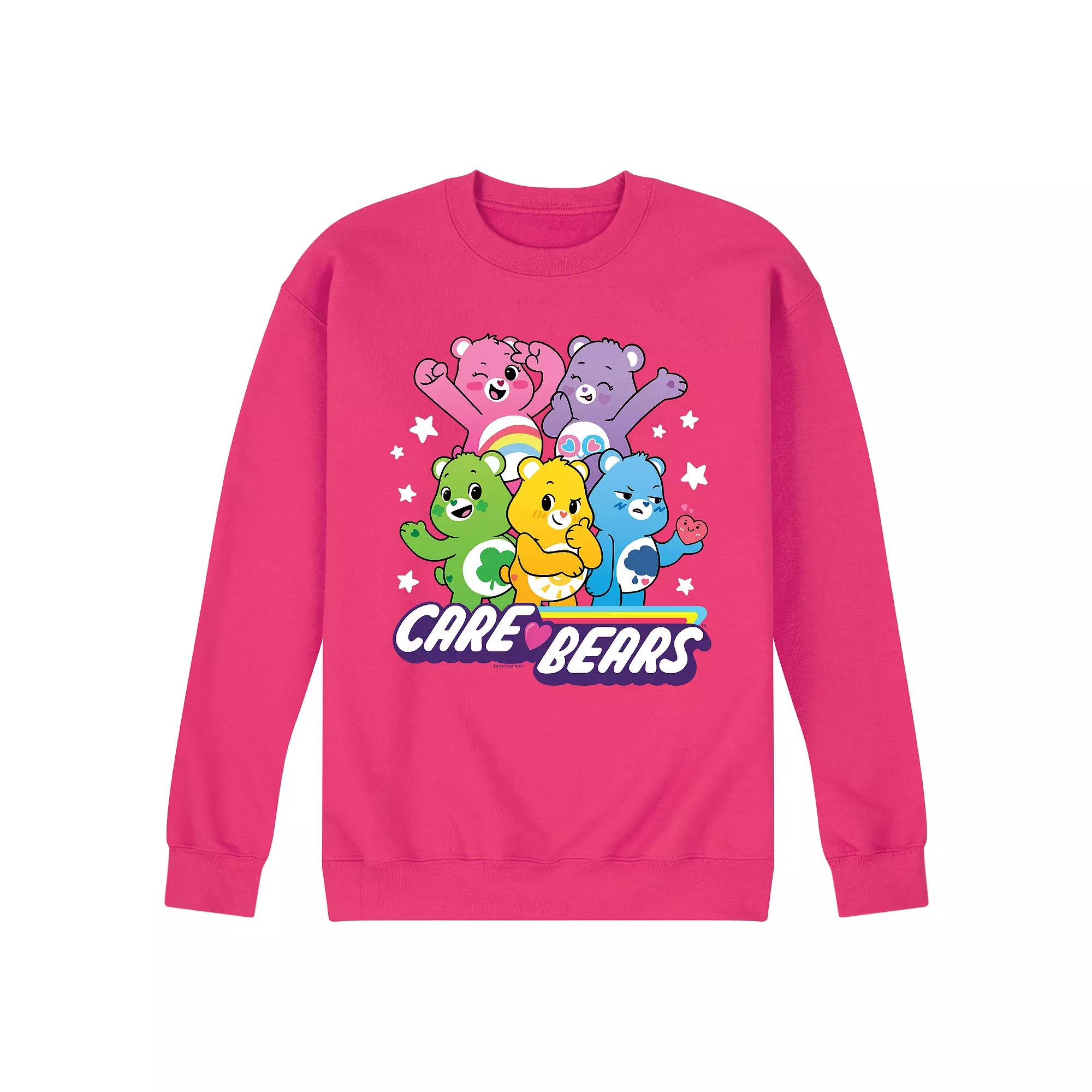 Men's Care Bears Unlock The Magic Group Fleece Sweatshirt,  Product Image