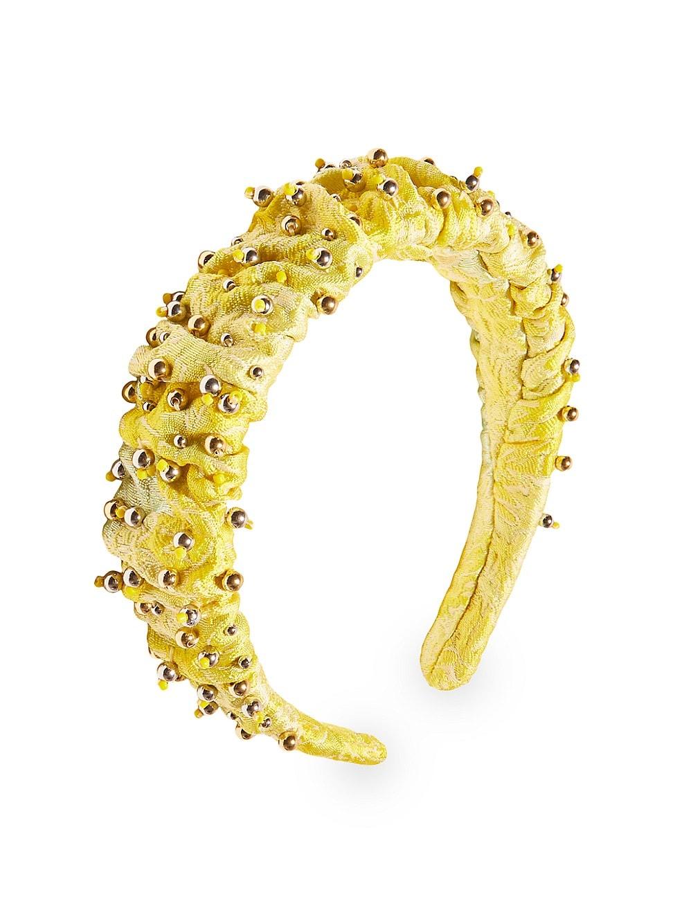 Womens Kelly Embellished Dandelion Jacquard Headband Product Image
