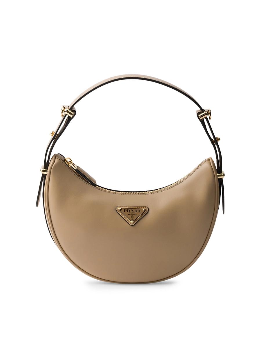 Womens Arqu Leather Shoulder Bag Product Image