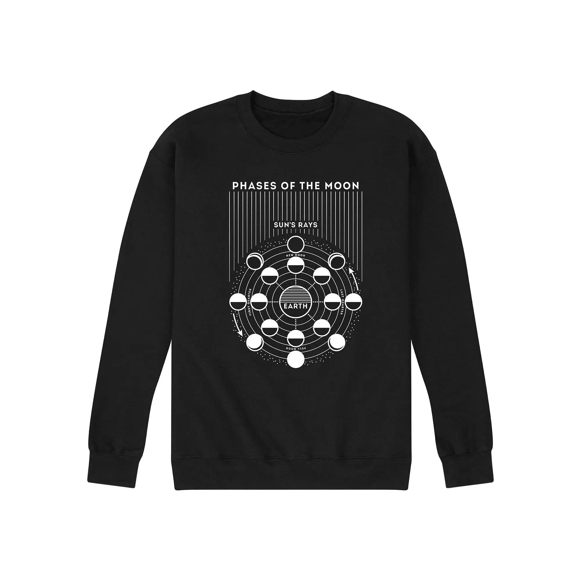 Men's Moon Phases Diagram Sweatshirt,  Product Image