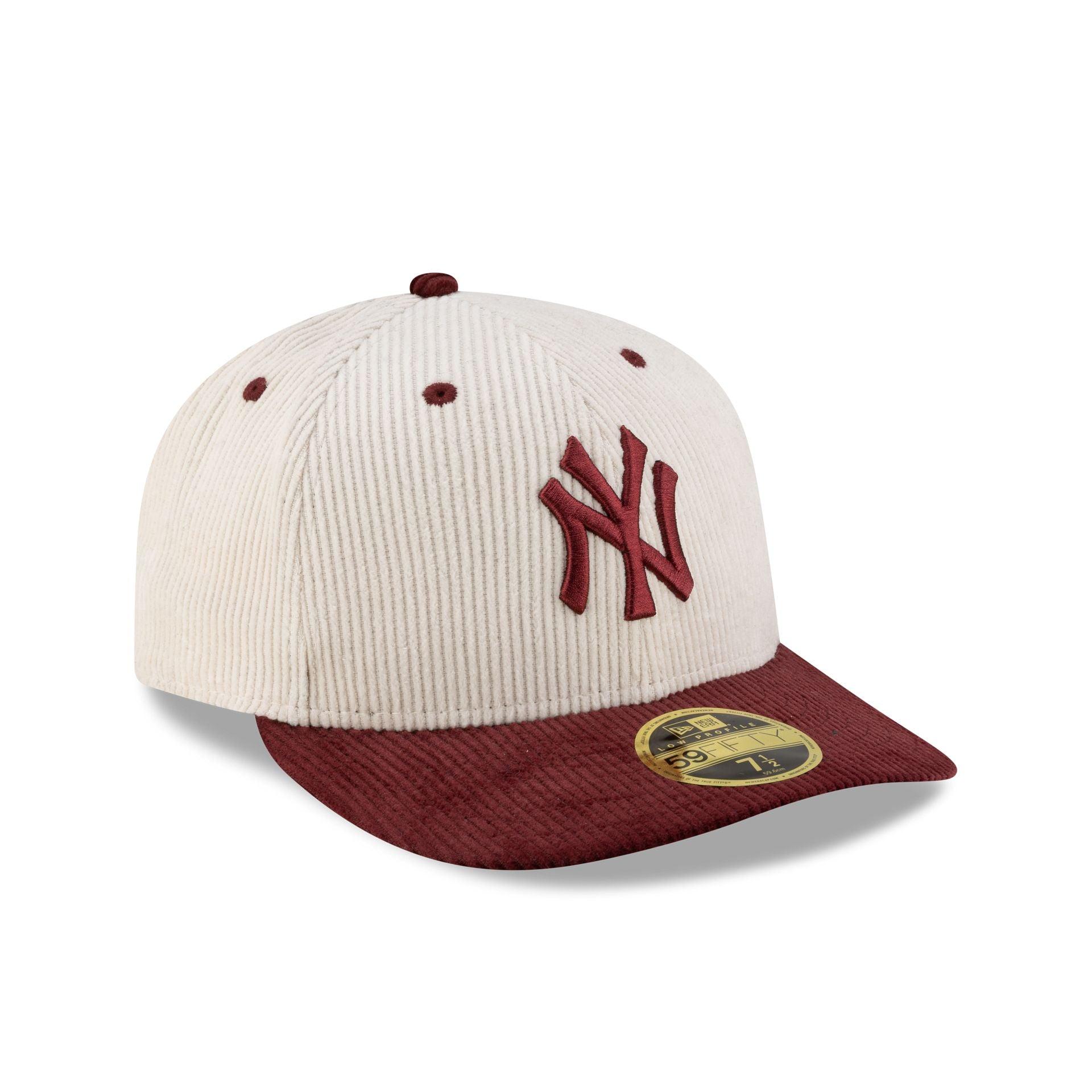 New York Yankees Cord Cream Low Profile 59FIFTY Fitted Hat Male Product Image