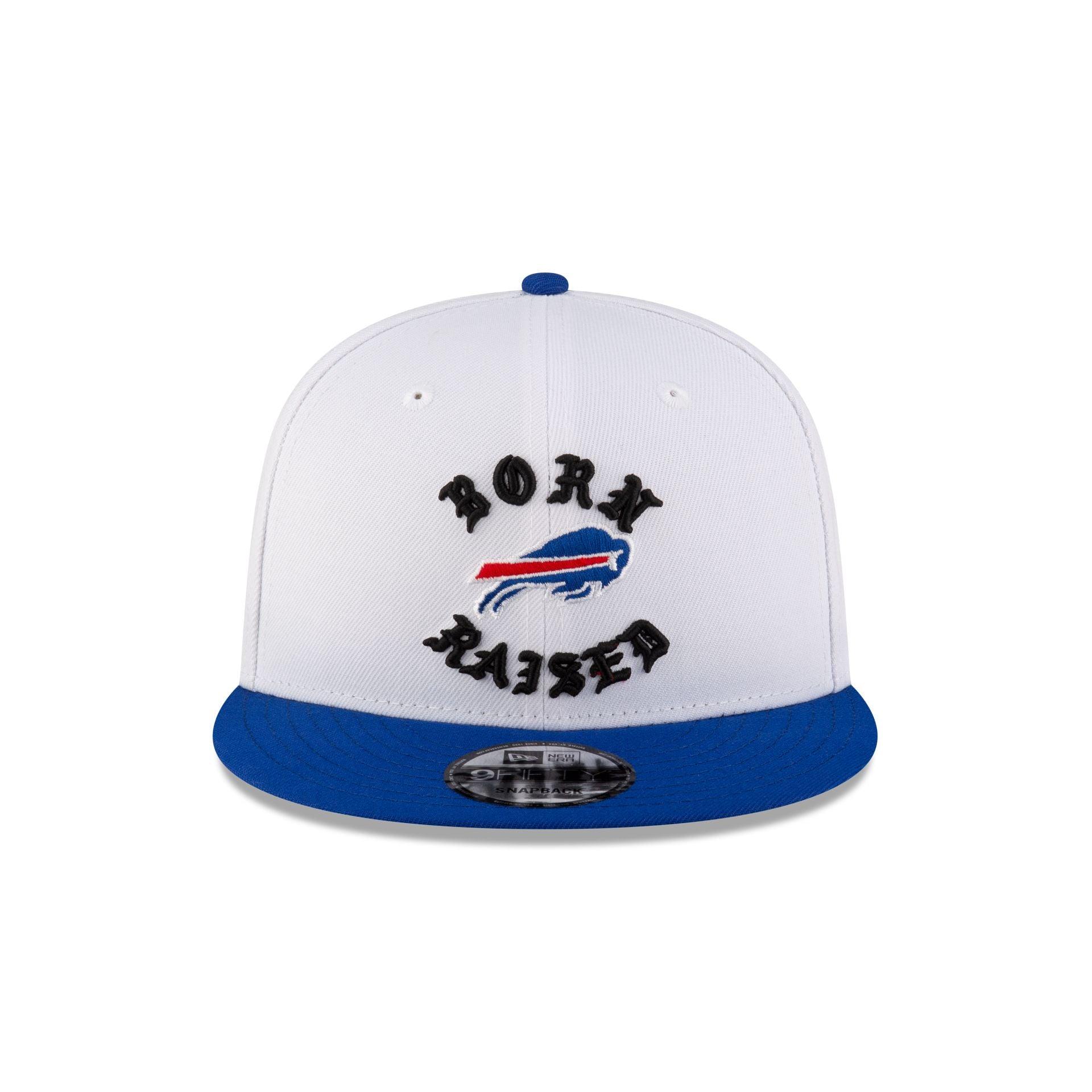 Born x Raised Buffalo Bills White 9FIFTY Snapback Male Product Image