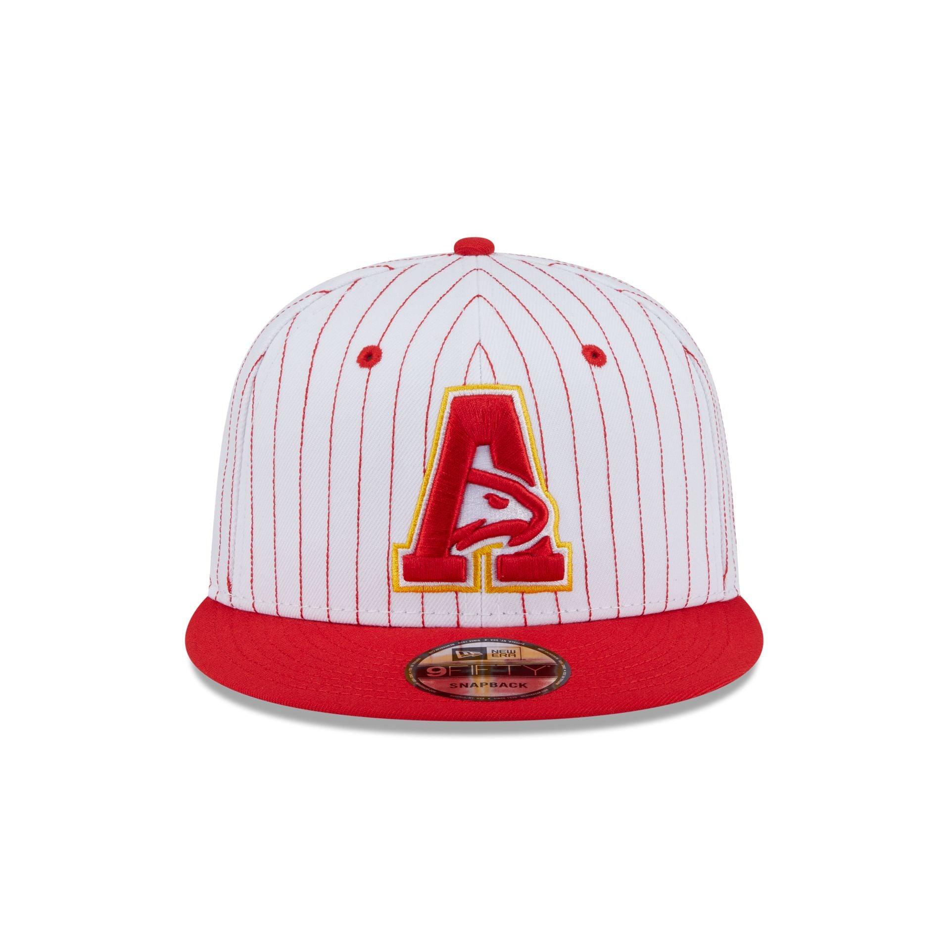 Atlanta Hawks Deceptor Pinstripe 9FIFTY Snapback Hat Male Product Image