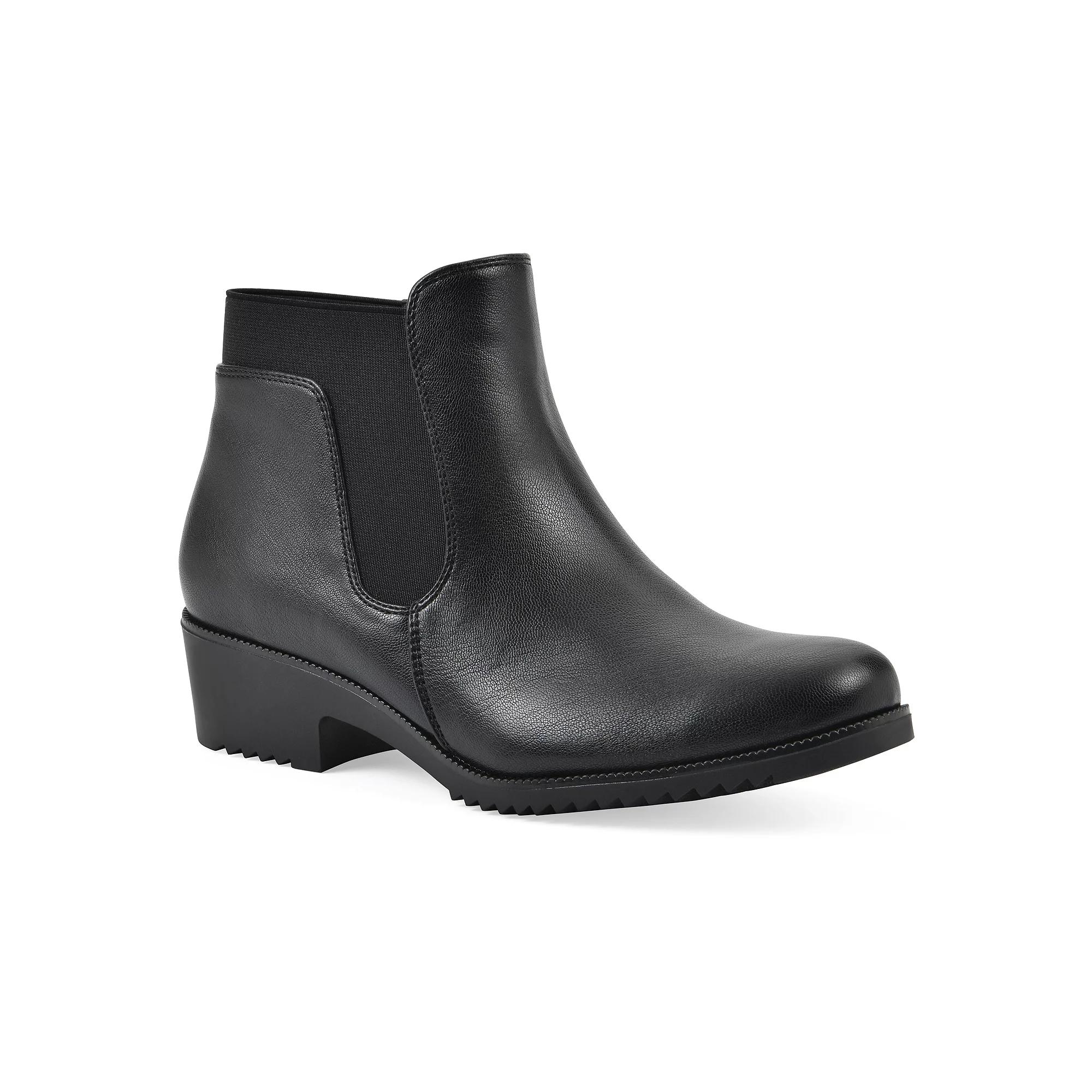 Cliffs by White Mountain Durable Women's Chelsea Boots, Size: 9, Black Smo Product Image