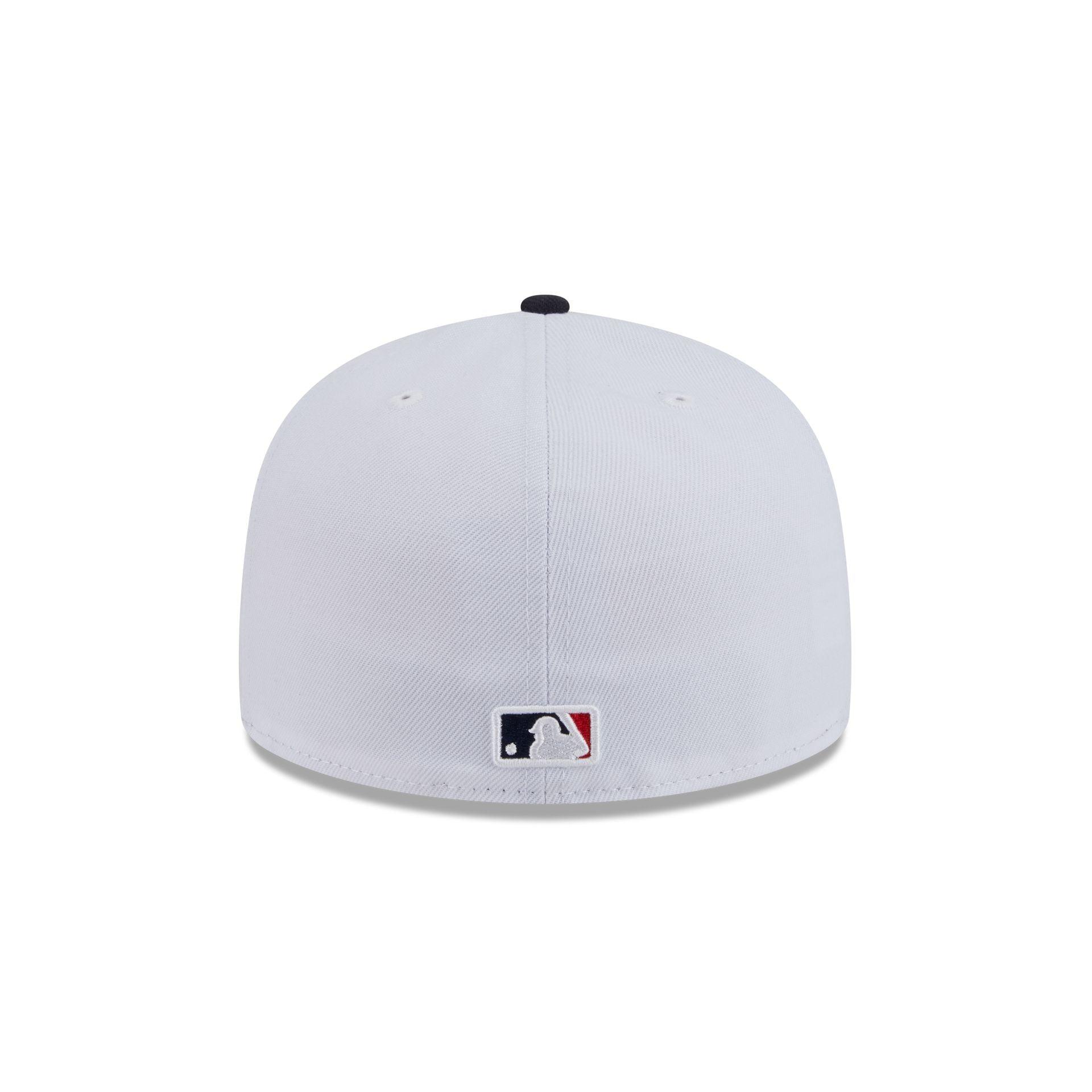 Boston Red Sox Summer Derby White 59FIFTY A-Frame Fitted Hat Male Product Image