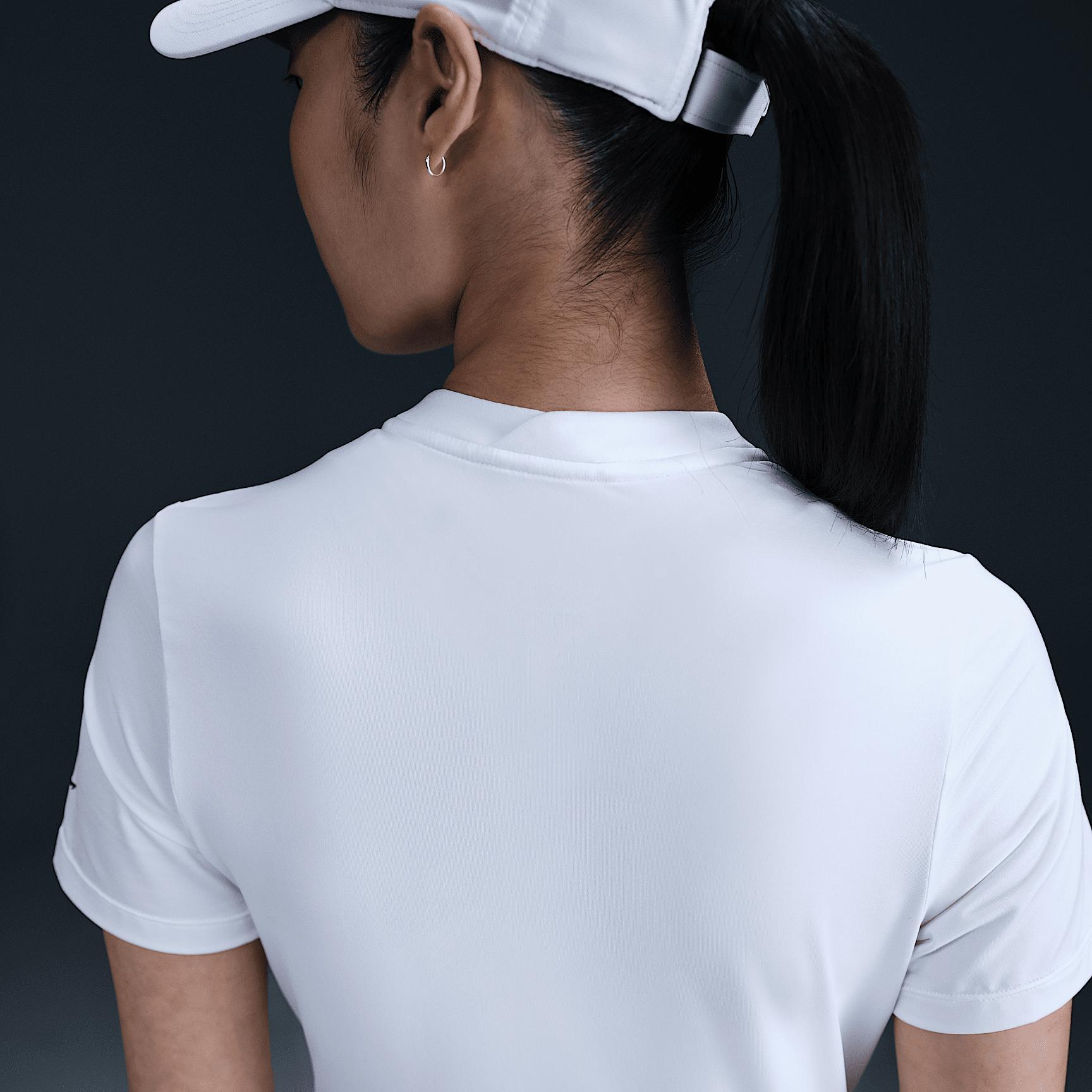Nike Womens Tour Dri-FIT Short-Sleeve Blade Golf Polo | FZ6308-100 Product Image