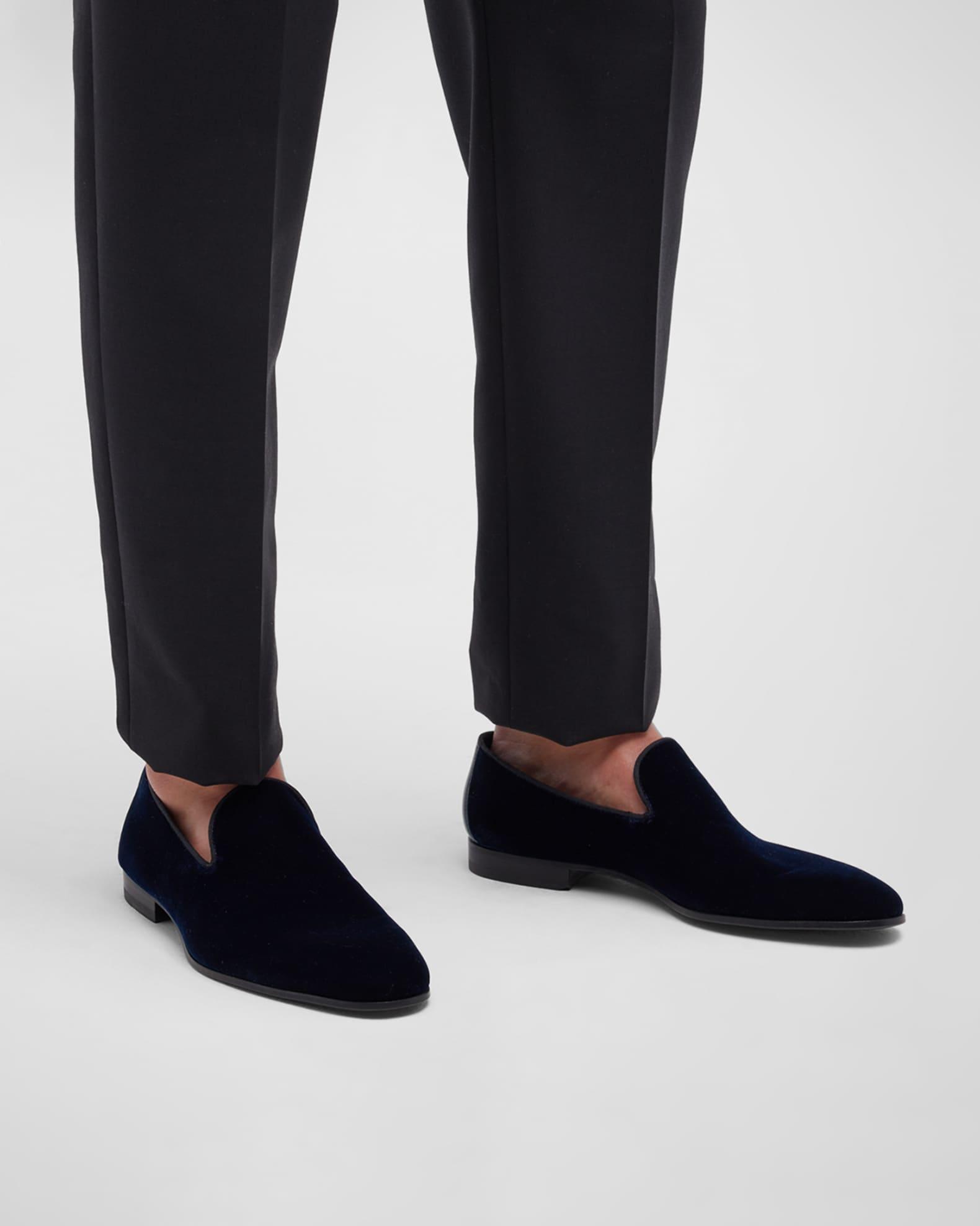 Men's Jareth Velvet Venetian Loafers Product Image