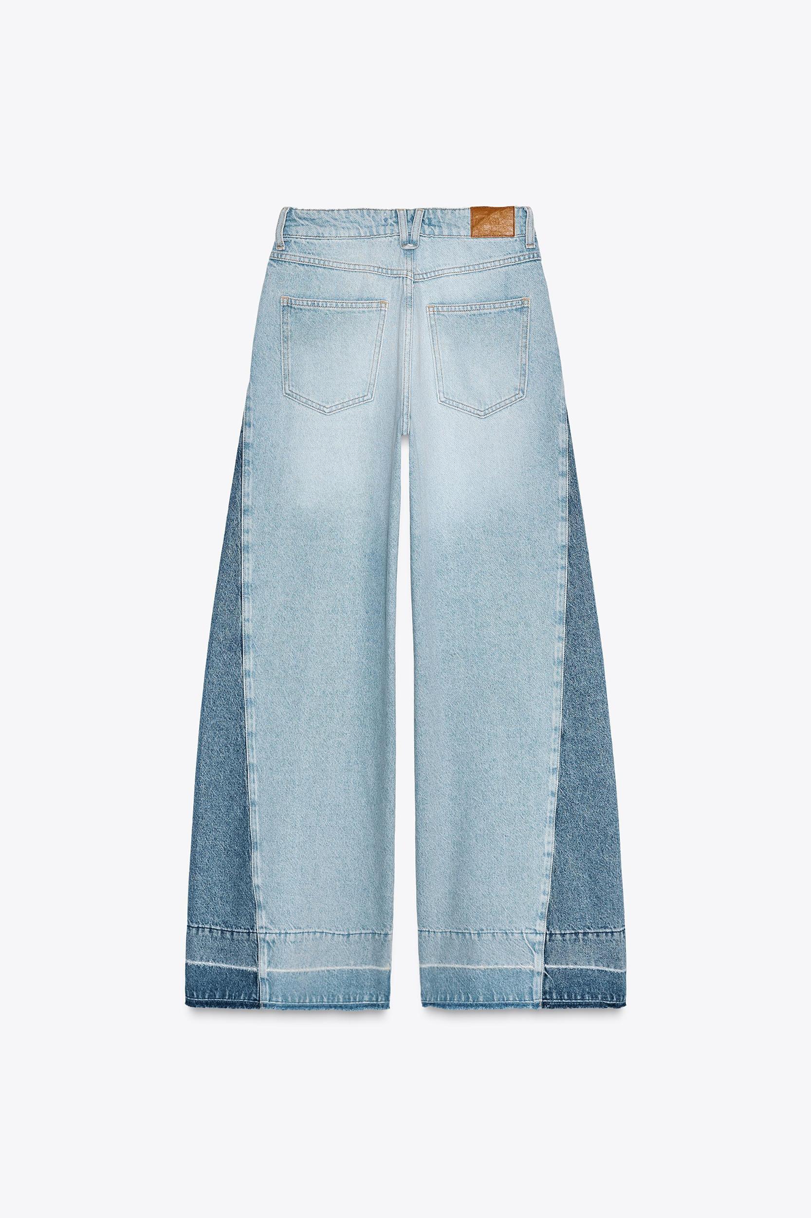 Z1975 WIDE LEG HIGH-WAIST COMBINED JEANS Product Image