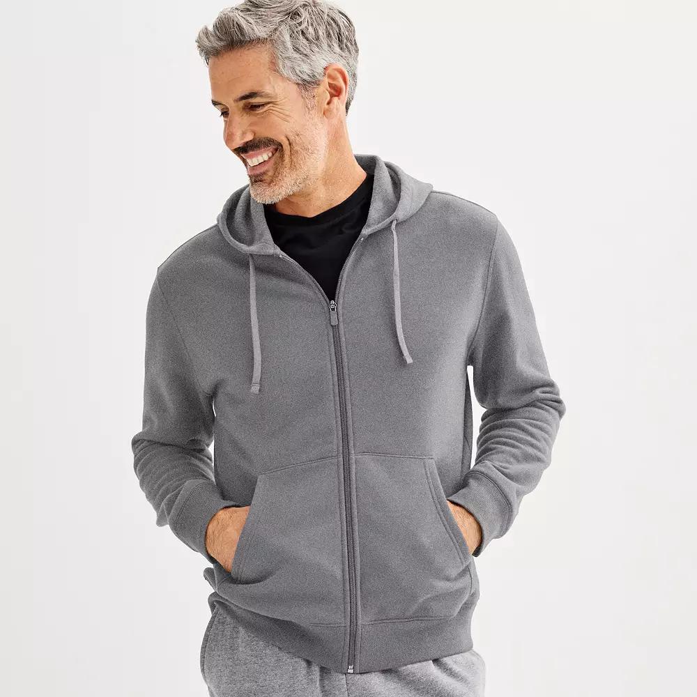Men's Tek Gear® Ultra Soft Fleece Zip Front Hoodie,  Product Image