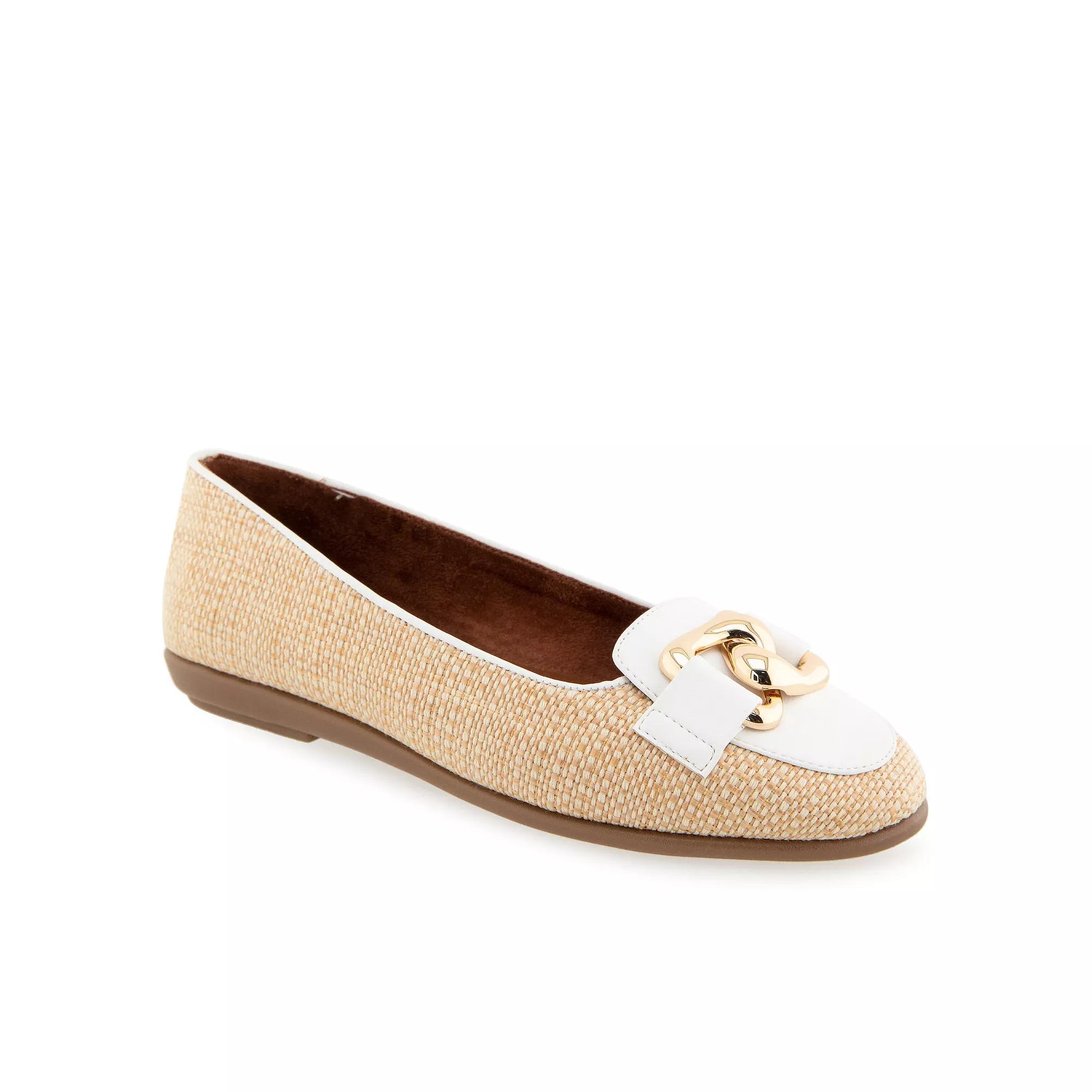 Aerosoles Bell Women's Ballet Flats, Size: 6 Wide, Natural Product Image