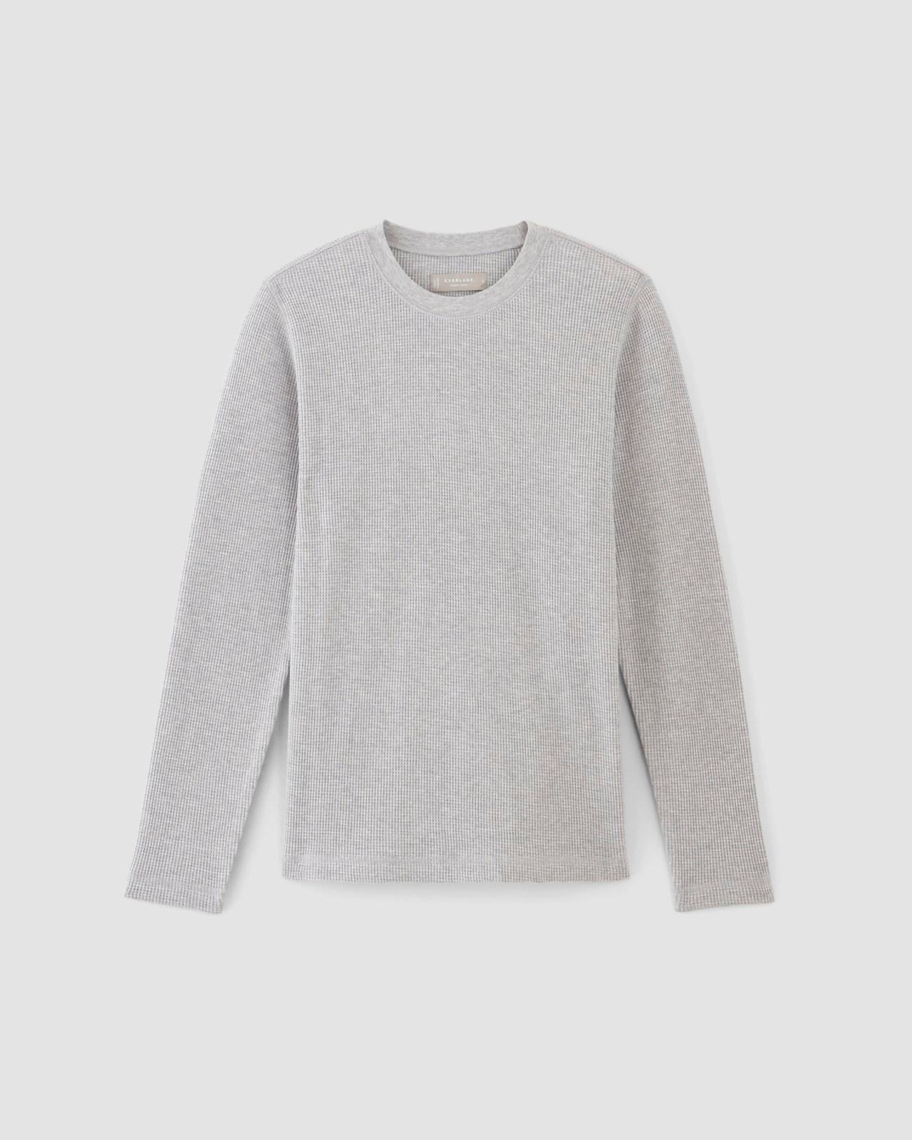 Mens Waffle Long-Sleeve Crew T-Shirt by Everlane Product Image