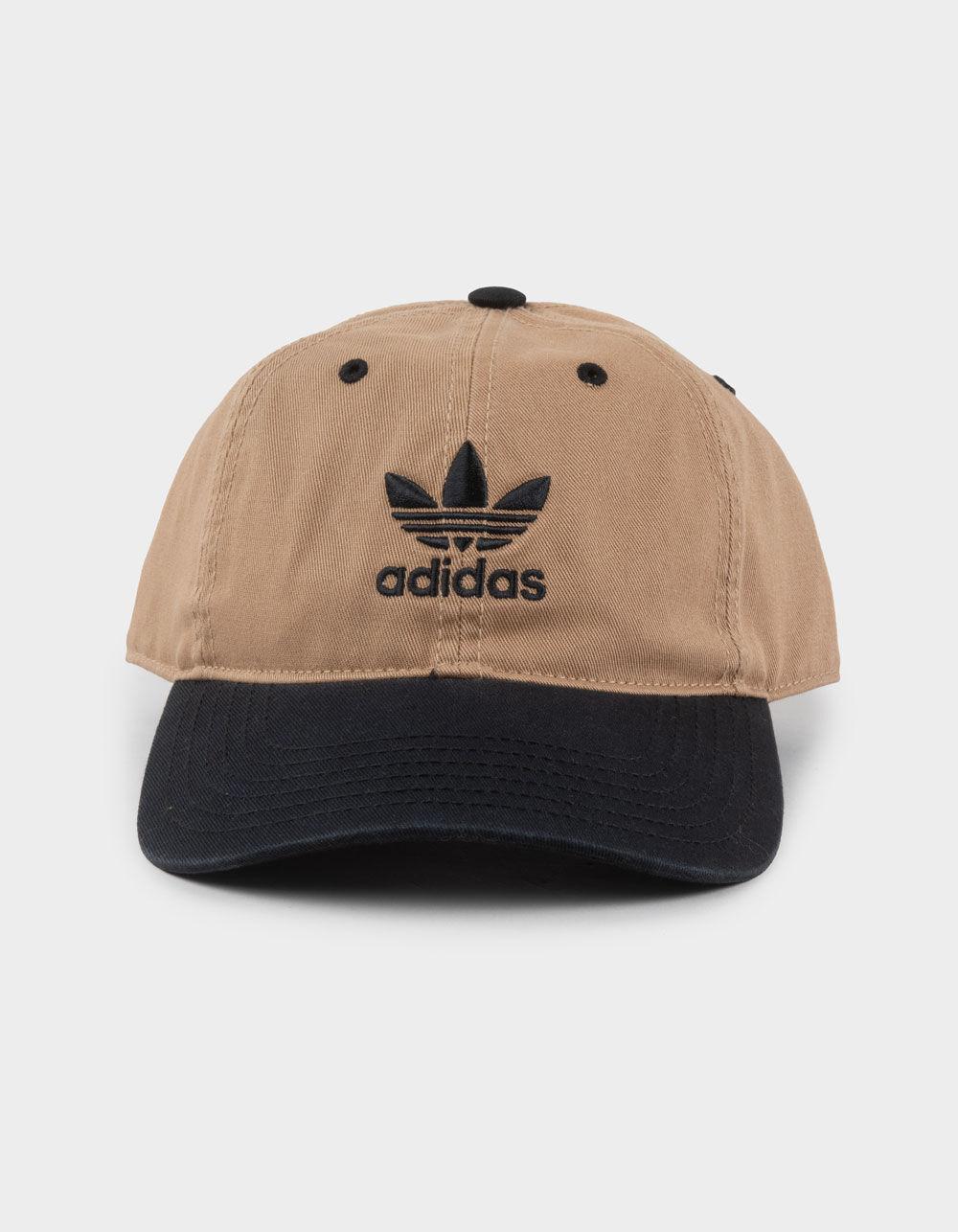 ADIDAS Originals Relaxed Strapback Hat - BROWN COMBO Product Image