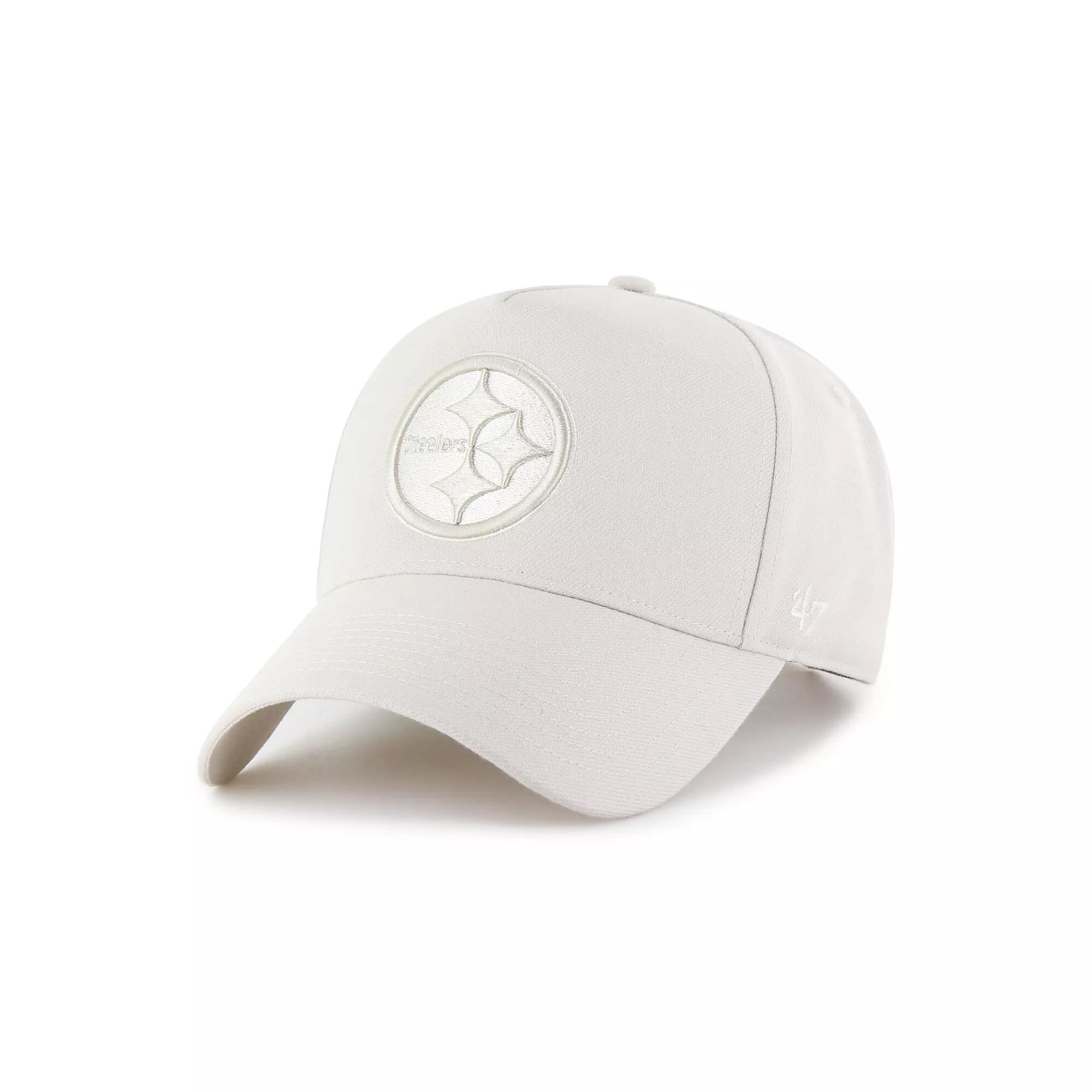 Men's '47 Cream Pittsburgh Steelers Ballpark Offside Adjustable Hat, Beige Product Image