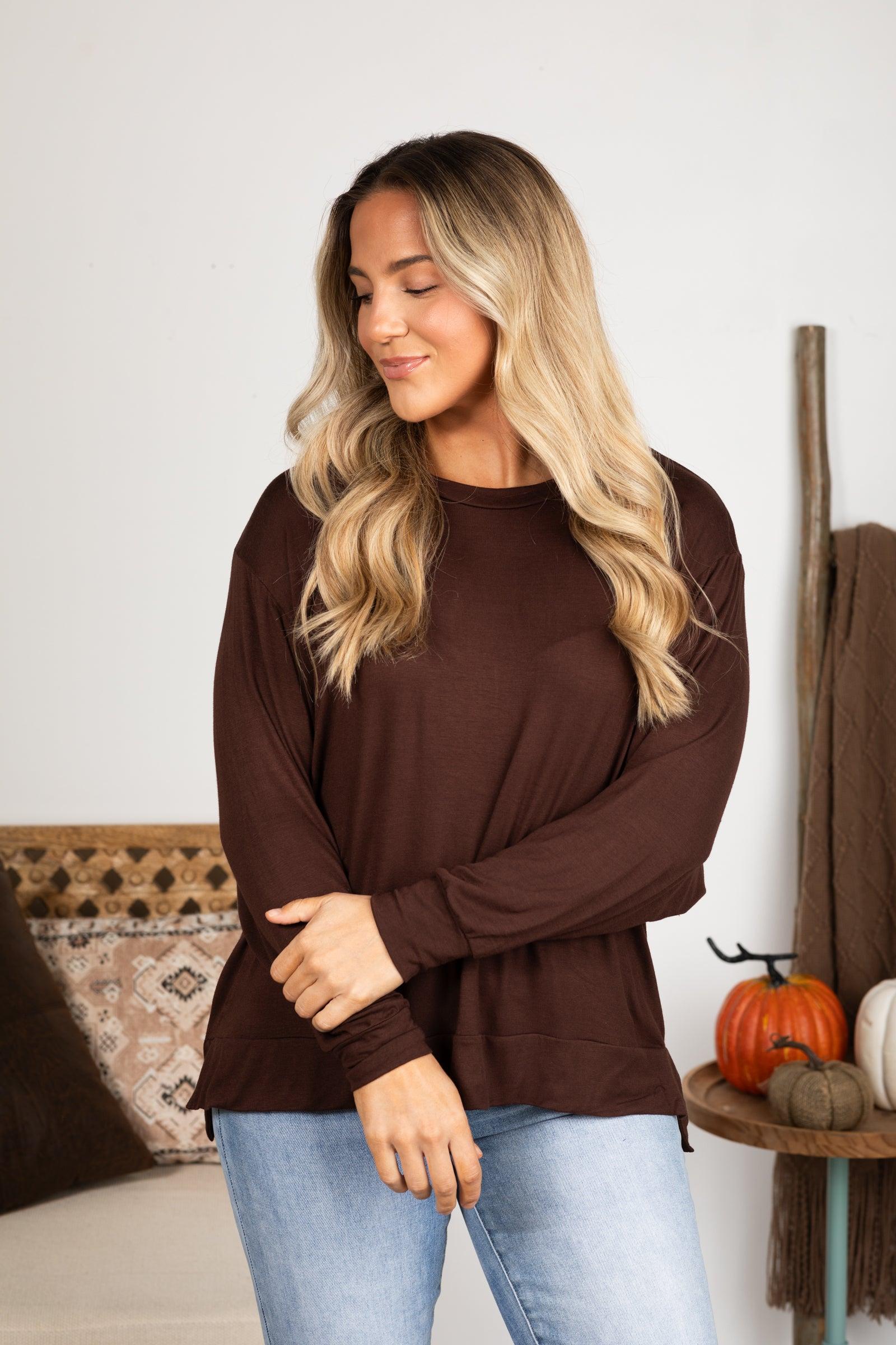 Super Soft Basic Dolman Sleeve Top Product Image