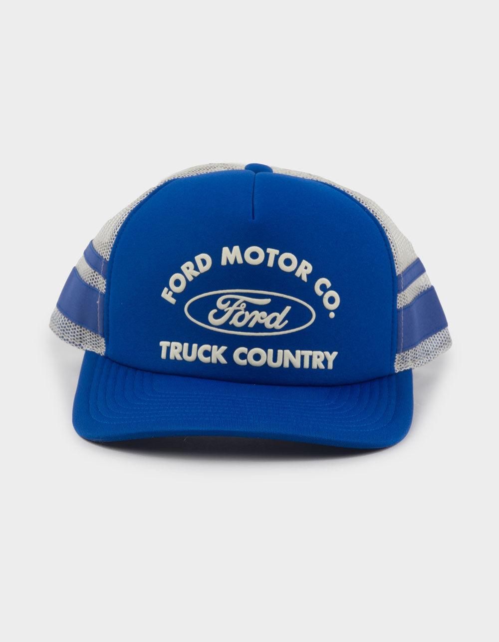 BRIXTON Ford Built NetPlus® Trucker Hat - BLUE COMBO Product Image