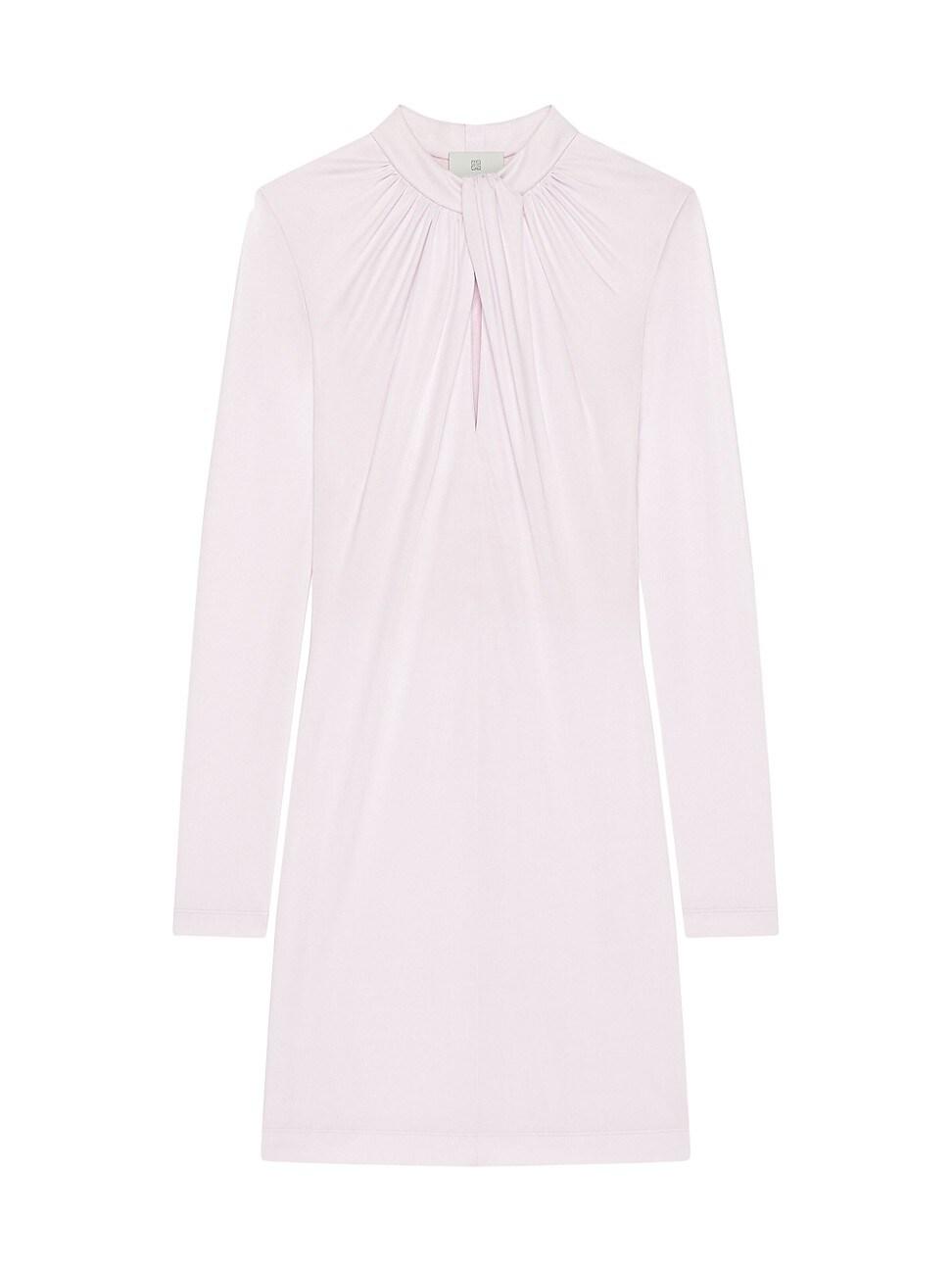 Womens Draped Dress in Jersey Product Image