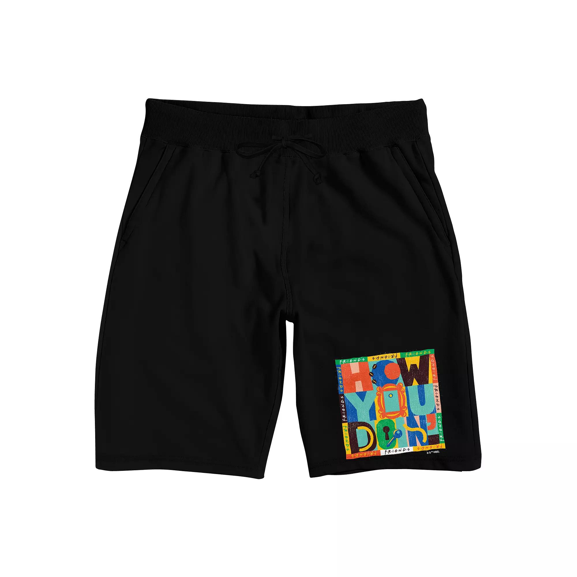 Men's Friends How You Doin Pajama Shorts,  Product Image