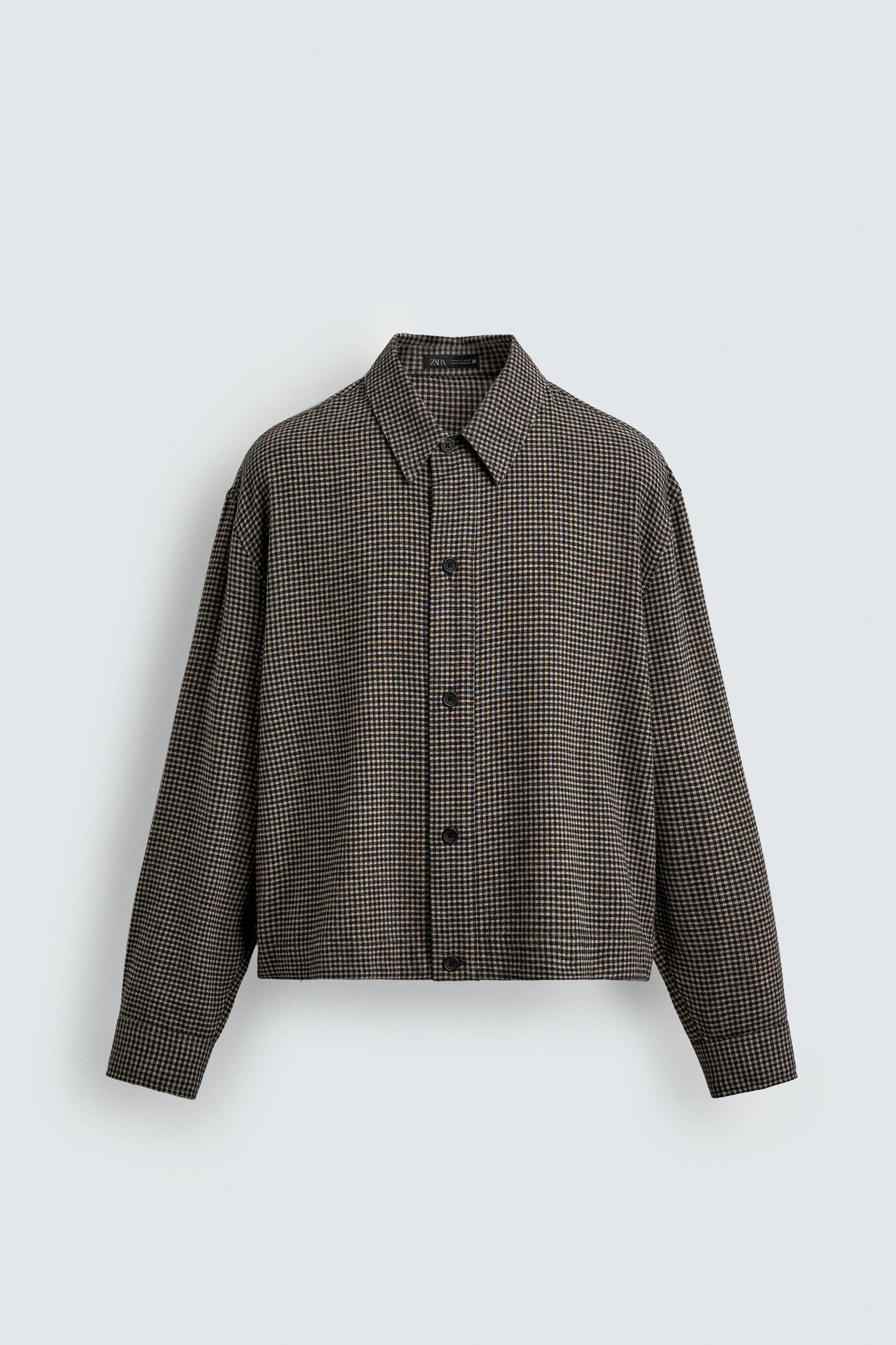 PLAID OVERSHIRT Product Image