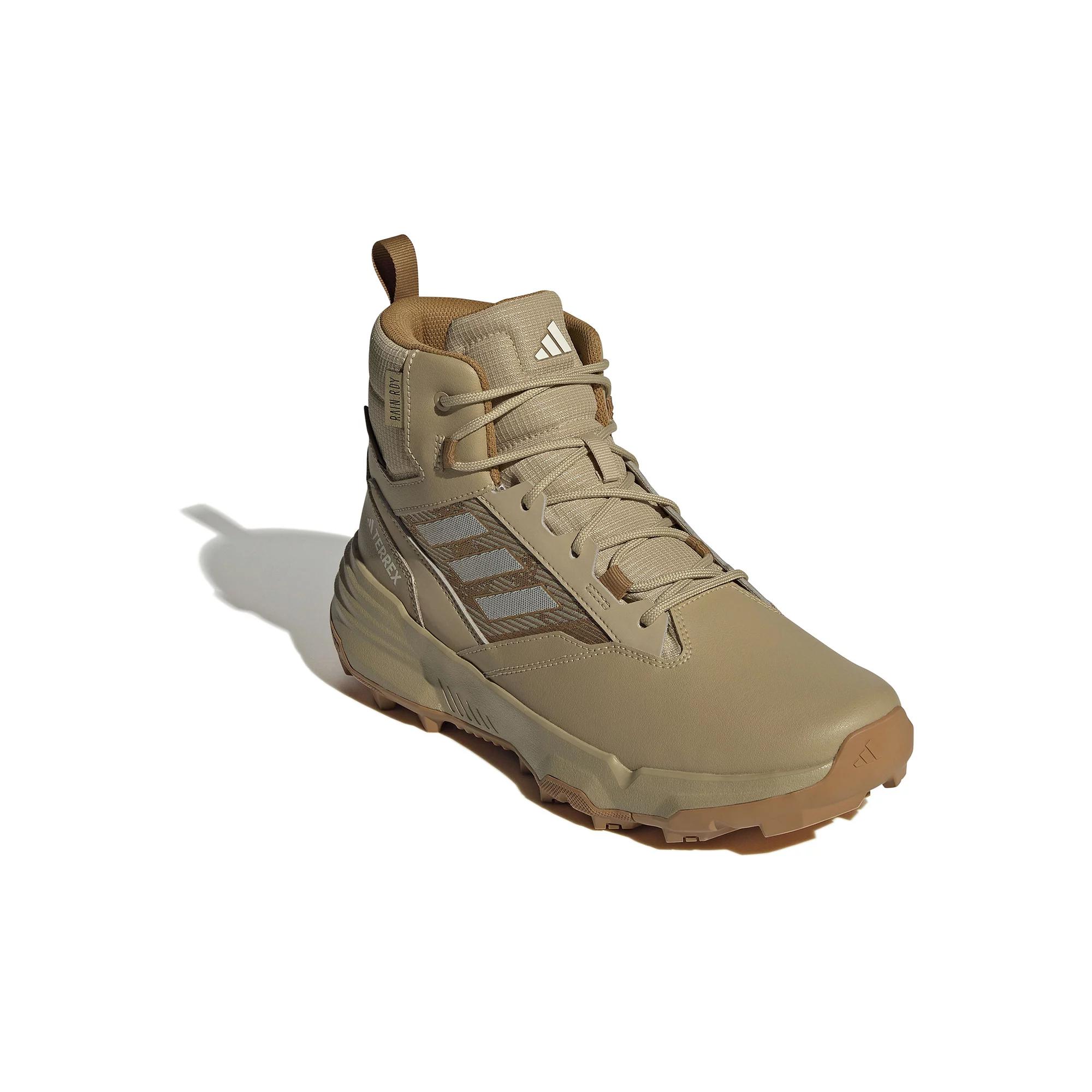 adidas Unity Leather Mid Rain.RDY Men's Hiking Shoes, Size: 7, Beige Tone Ecru Tint Product Image