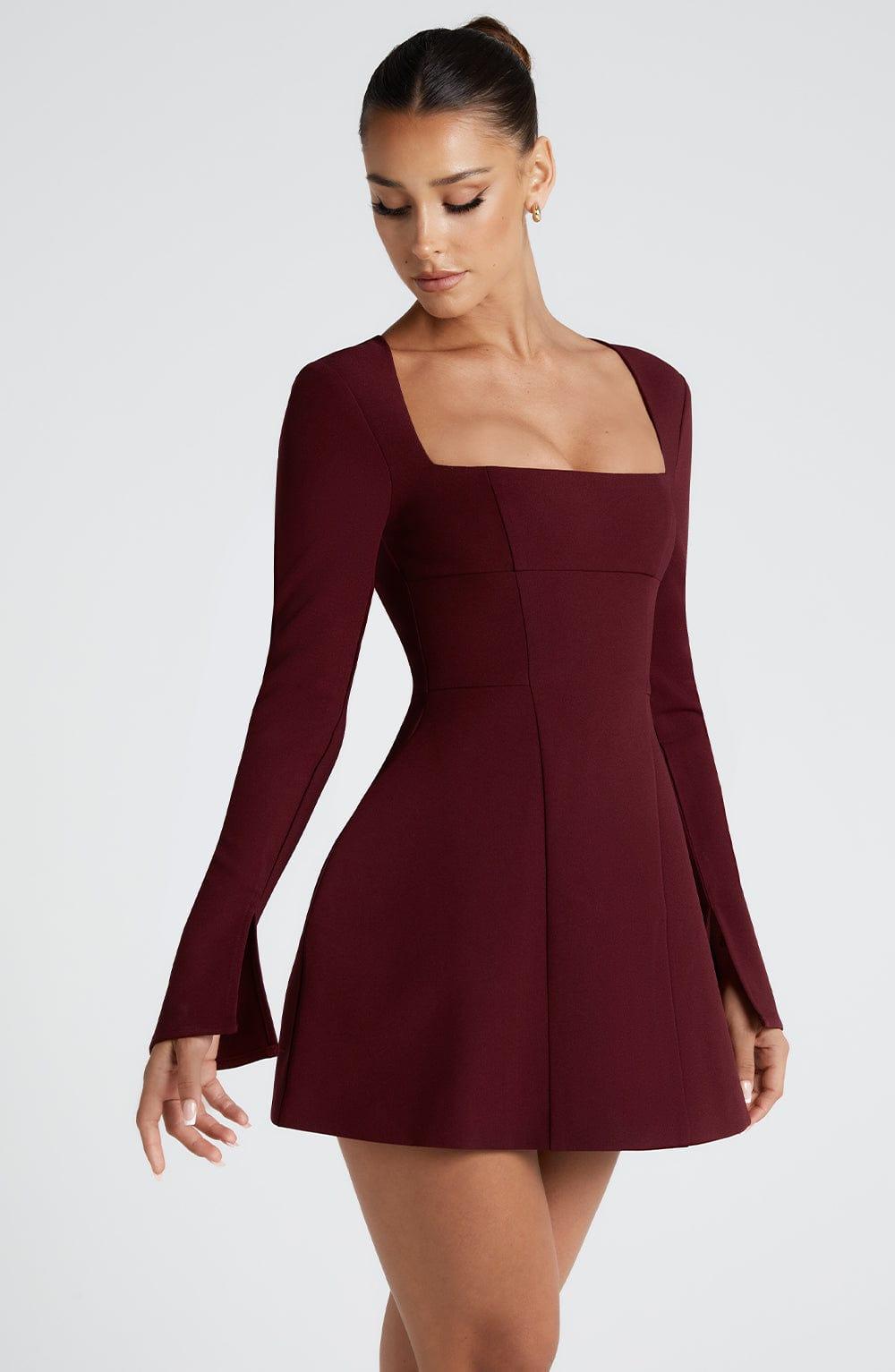 Esme Mini Dress - Cherry Lacquer Product Image