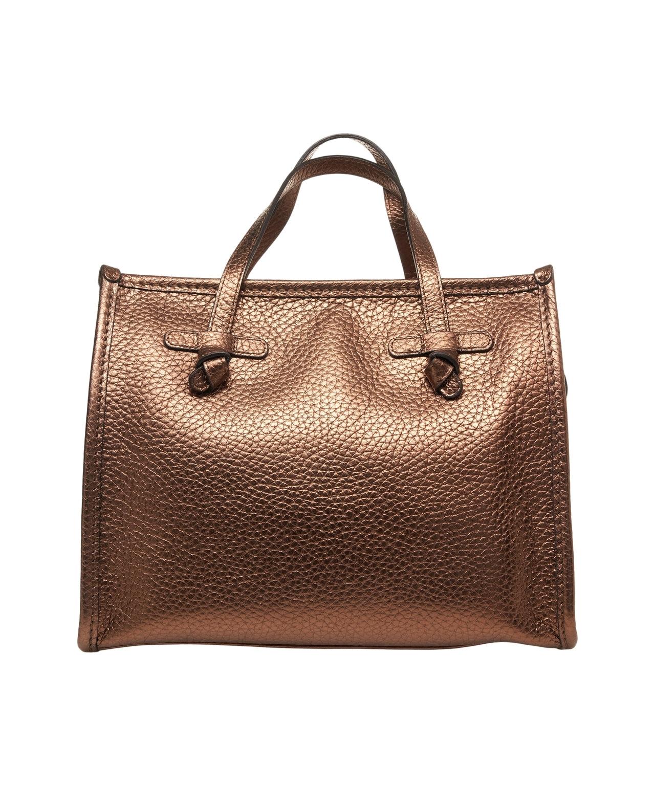 Grained leather hand bag Product Image