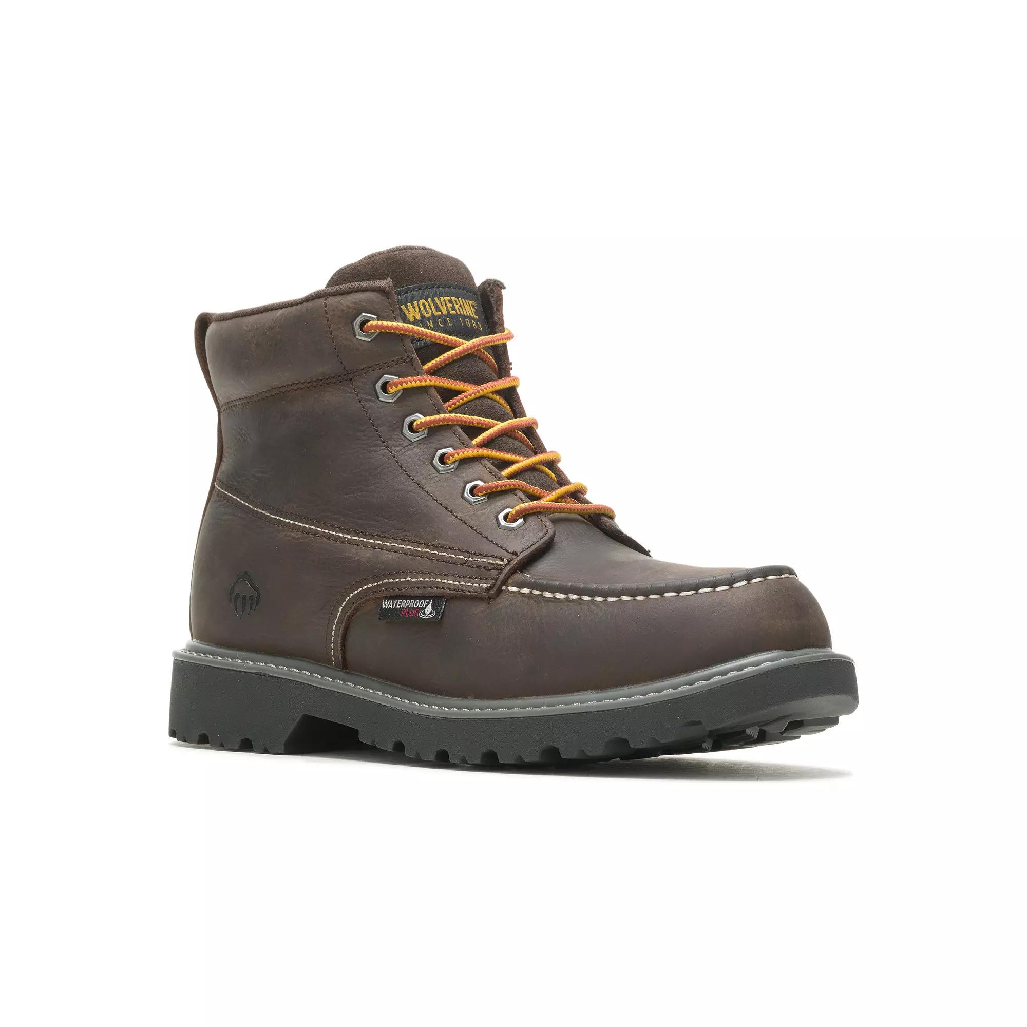Wolverine Floorhand Moc Toe Men's Waterproof Work Boots,  Product Image