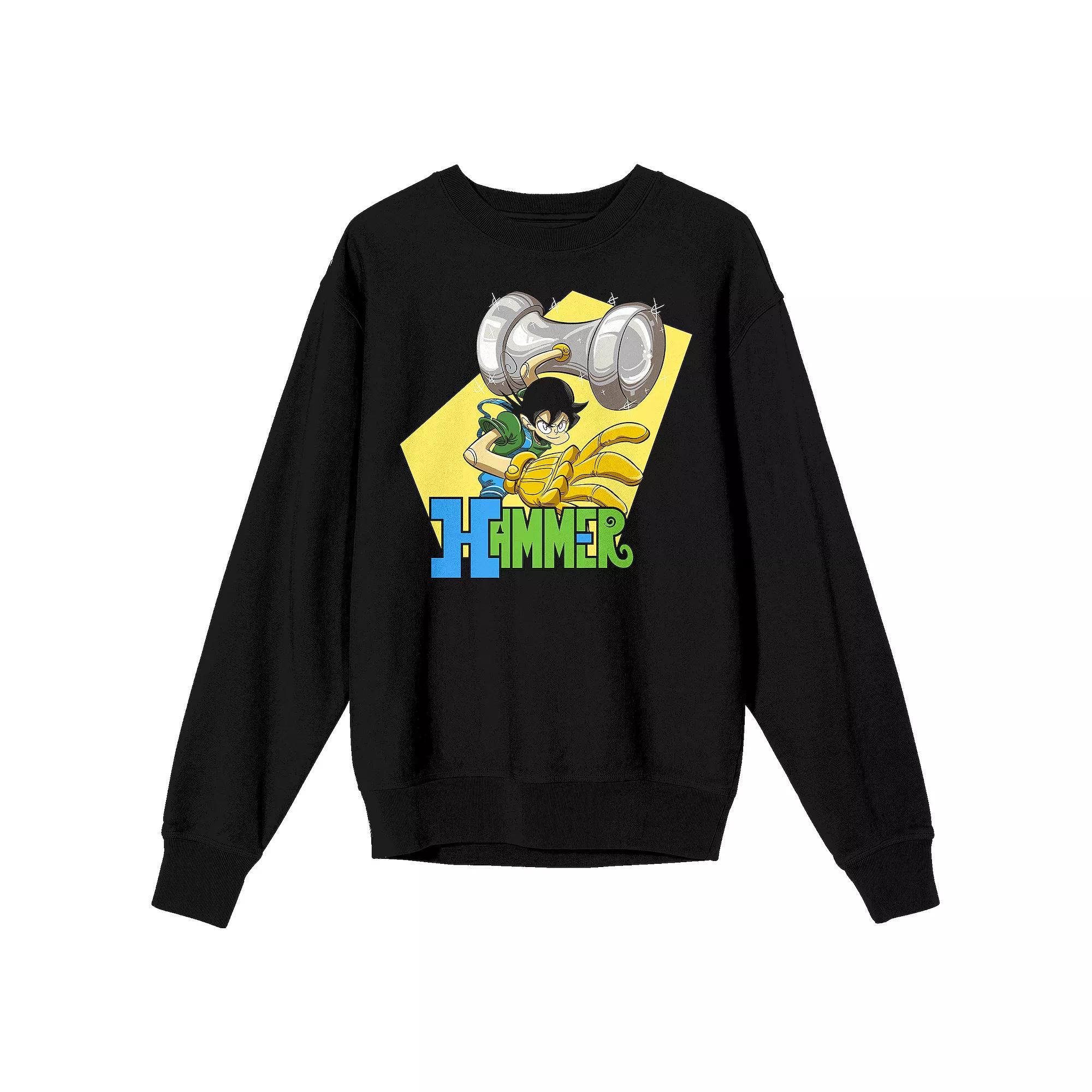 Men's Hammer Stud Hammer Hand Pose Long Sleeve Graphic Tee,  Product Image