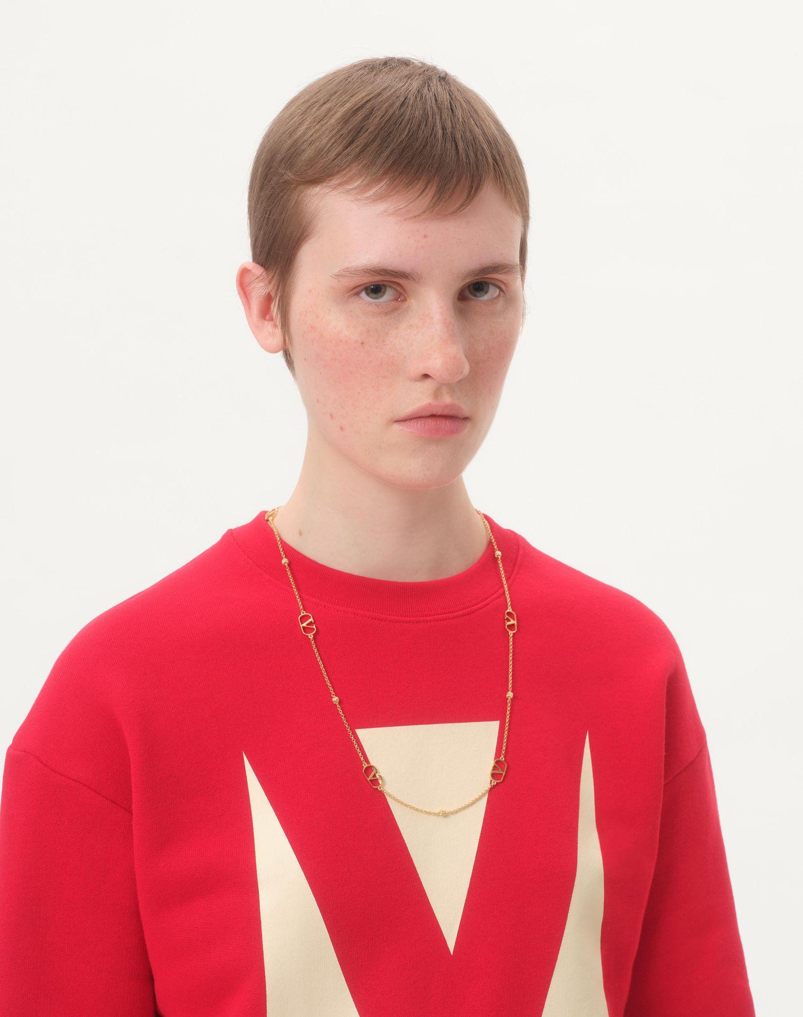 Vlogo Signature Metal Necklace Product Image