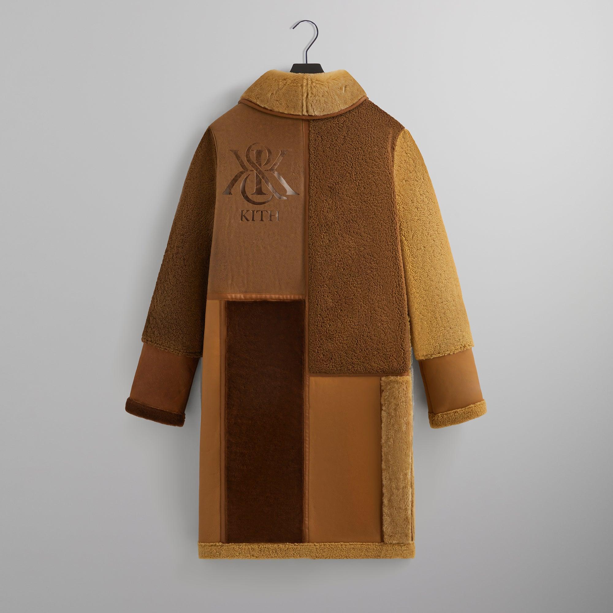 Kith Shearling Patchwork Becker Coat - Mesa Male Product Image