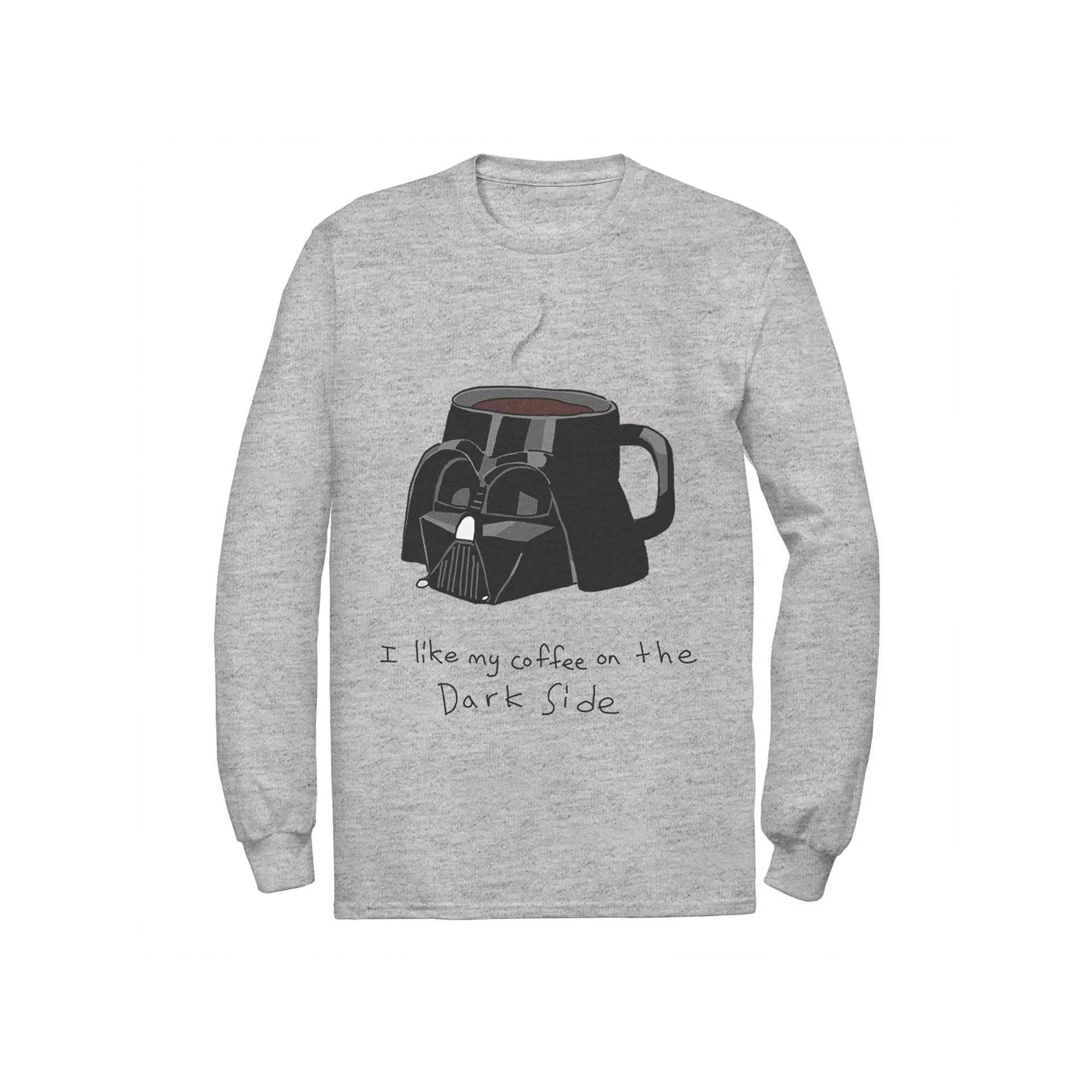 Men's Star Wars Darth Vader Mug I Like My Coffee On The Dark Side Tee,  Product Image