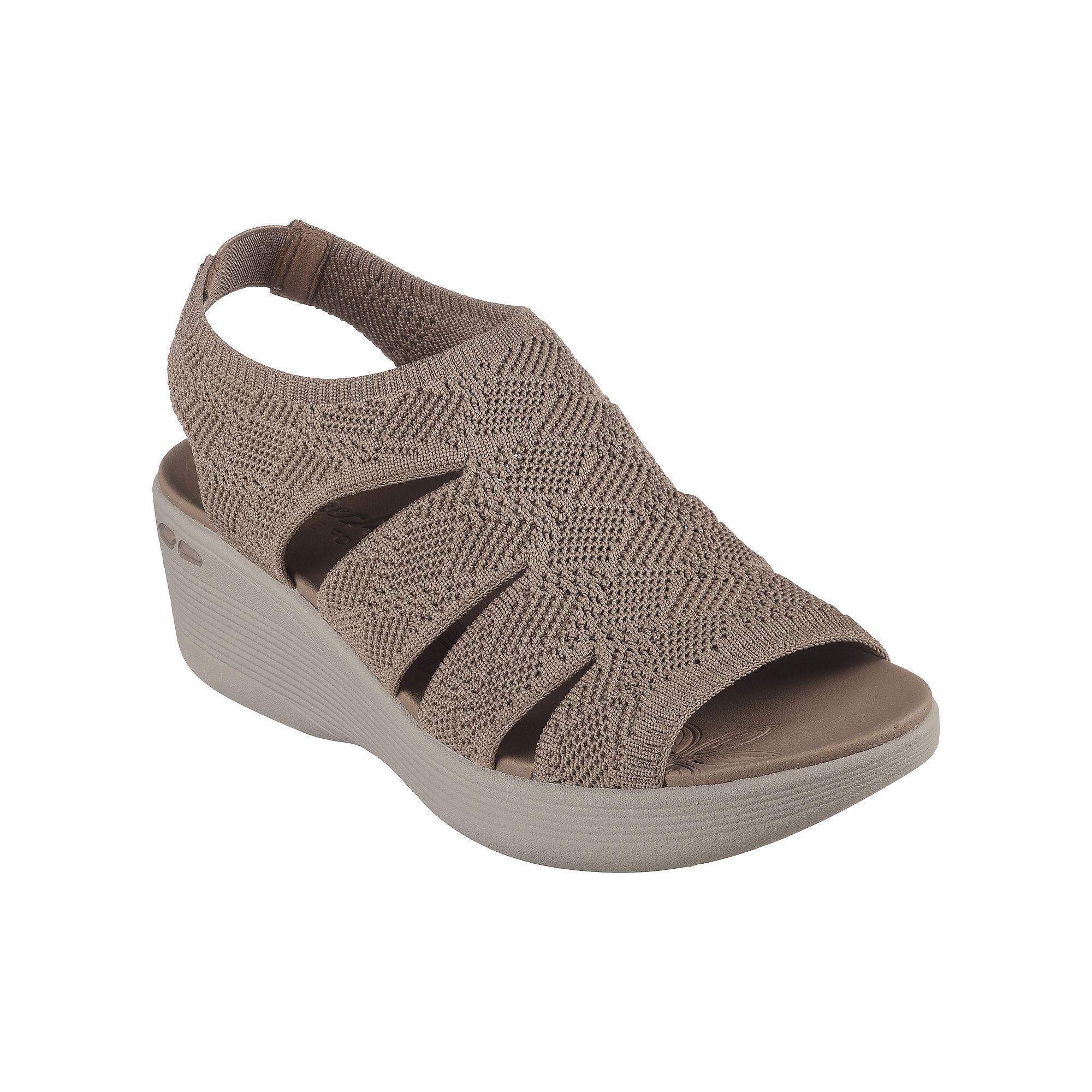 Skechers® Pier-Lite All You Women's Wedge Sandals, Size: 10, Brown Product Image