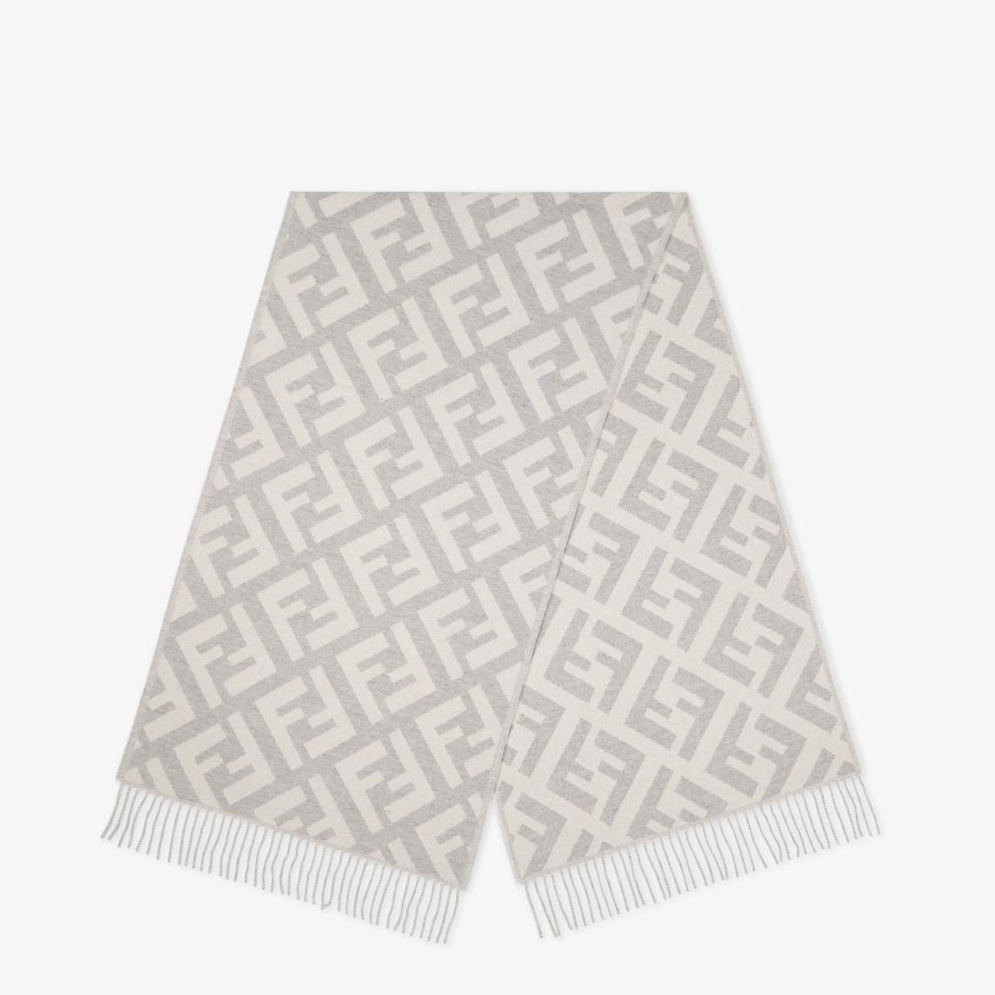 FF ScarfPale gray cashmere scarf Product Image