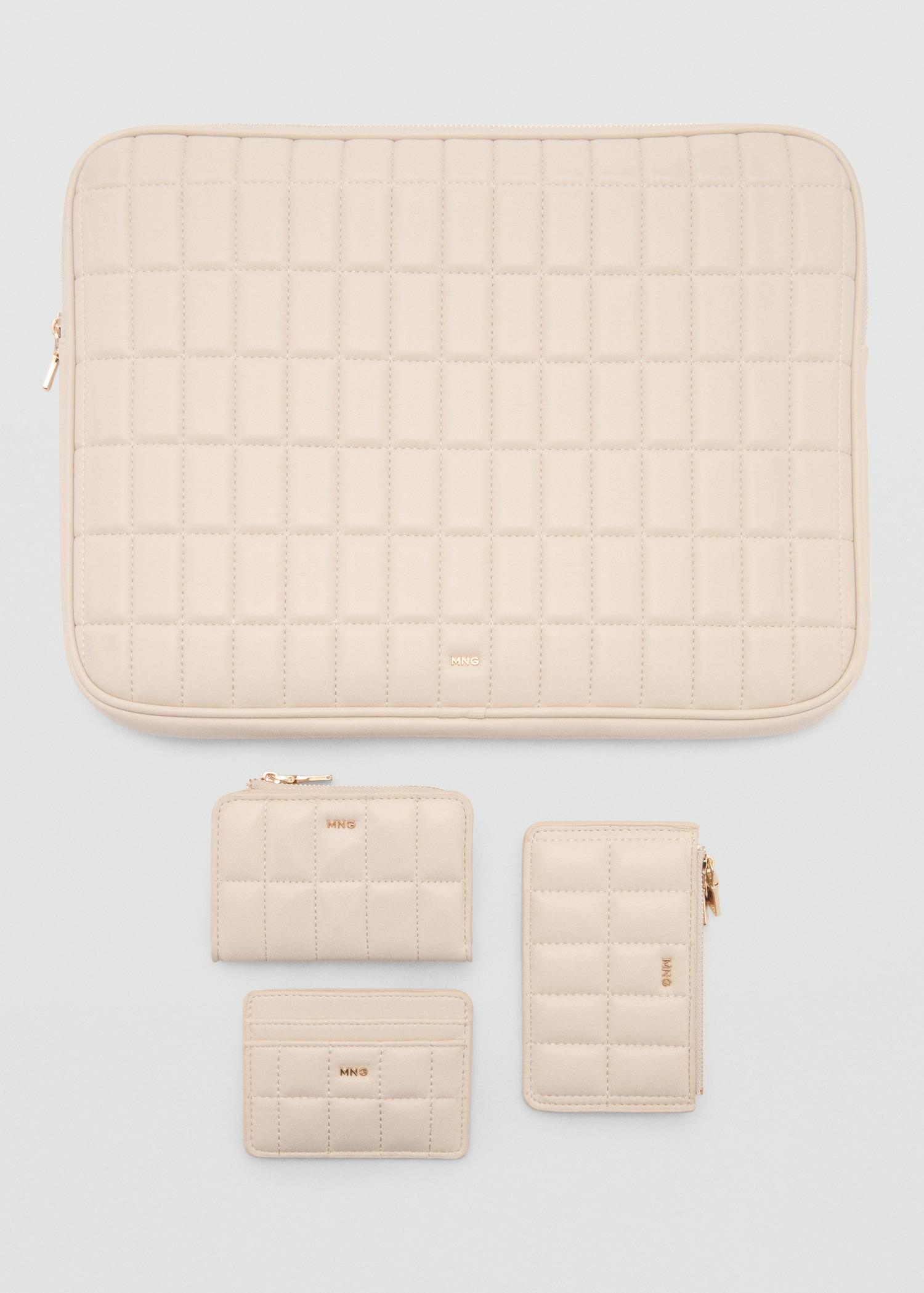Quilted wallet with flap - Women | MANGO USA Product Image