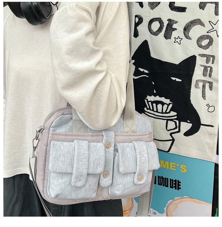 Plain Multi-Pocket Computer Bag Product Image