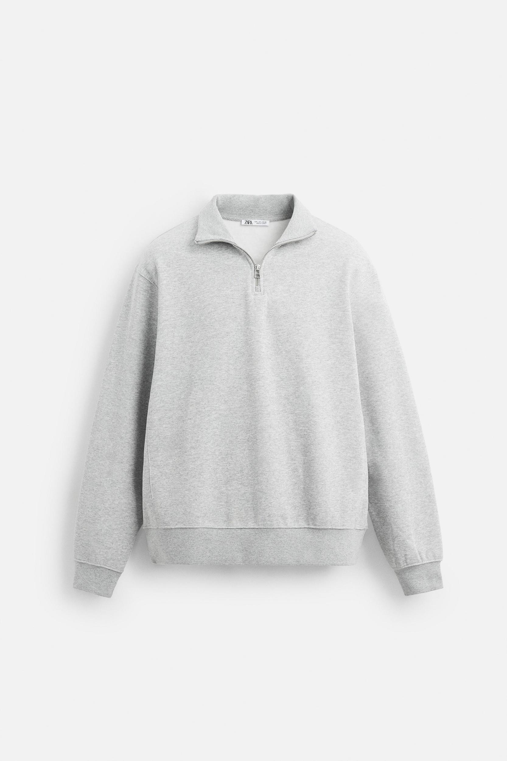 BASIC QUARTER-ZIP SWEATSHIRT Product Image