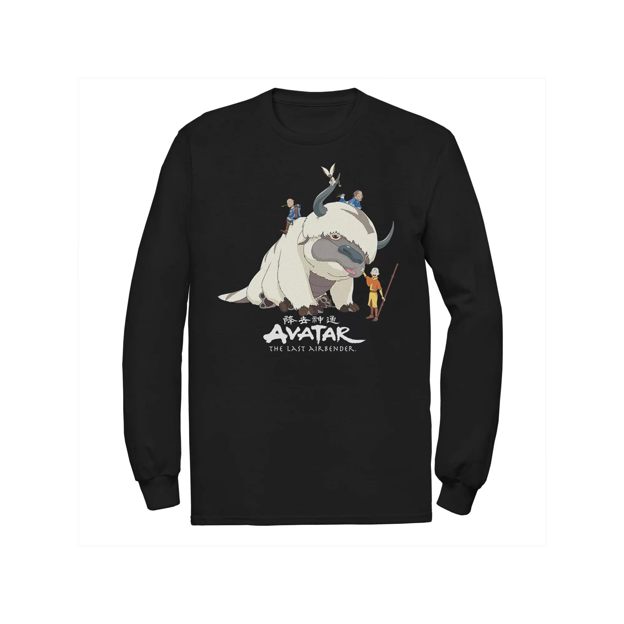 Men's Avatar: The Last Airbender Appa Ride Group Shot Tee,  Product Image