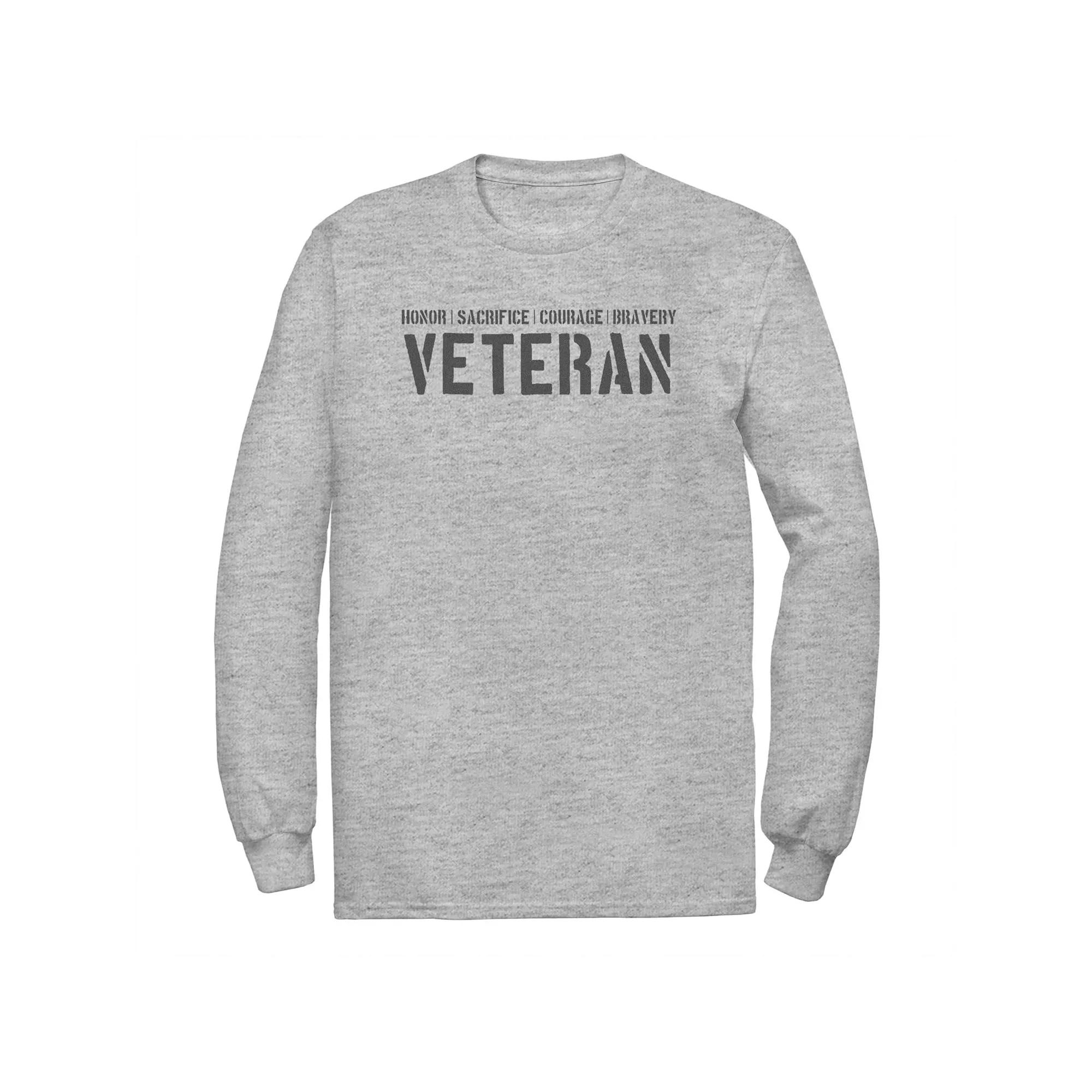 Big & Tall Attributes Of A Veteran Tee, Men's,  Product Image