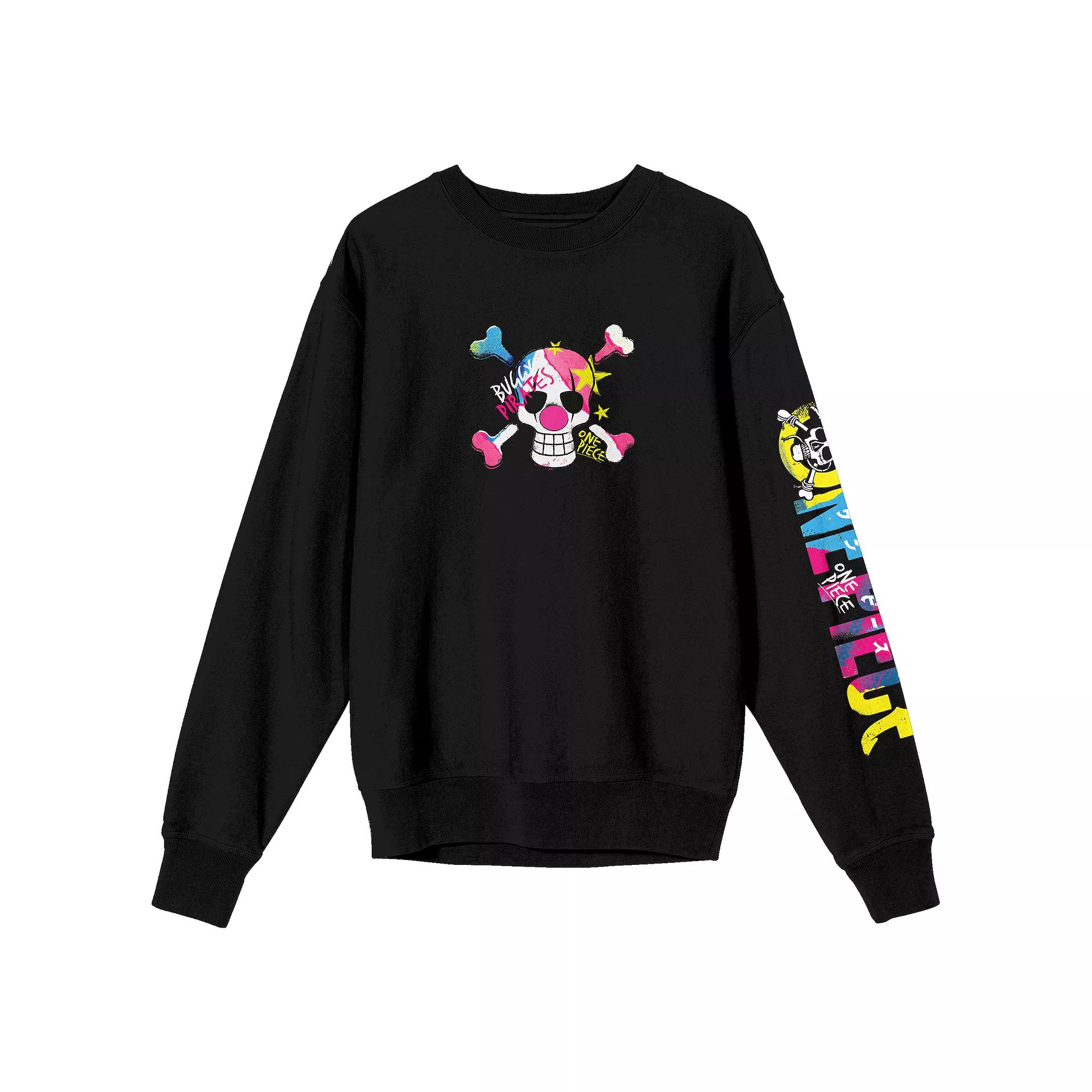 Juniors' One Piece Buggy Pirates Logo Long Sleeve Graphic Tee, Women's,  Product Image